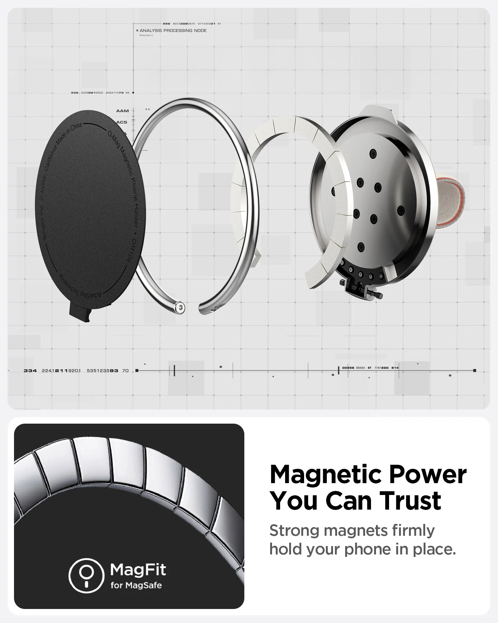 O-Mag Magnetic Phone Holder (Mag Fit) | OM104 36 O-Mag Magnetic Phone Holder (Mag Fit) | OM104