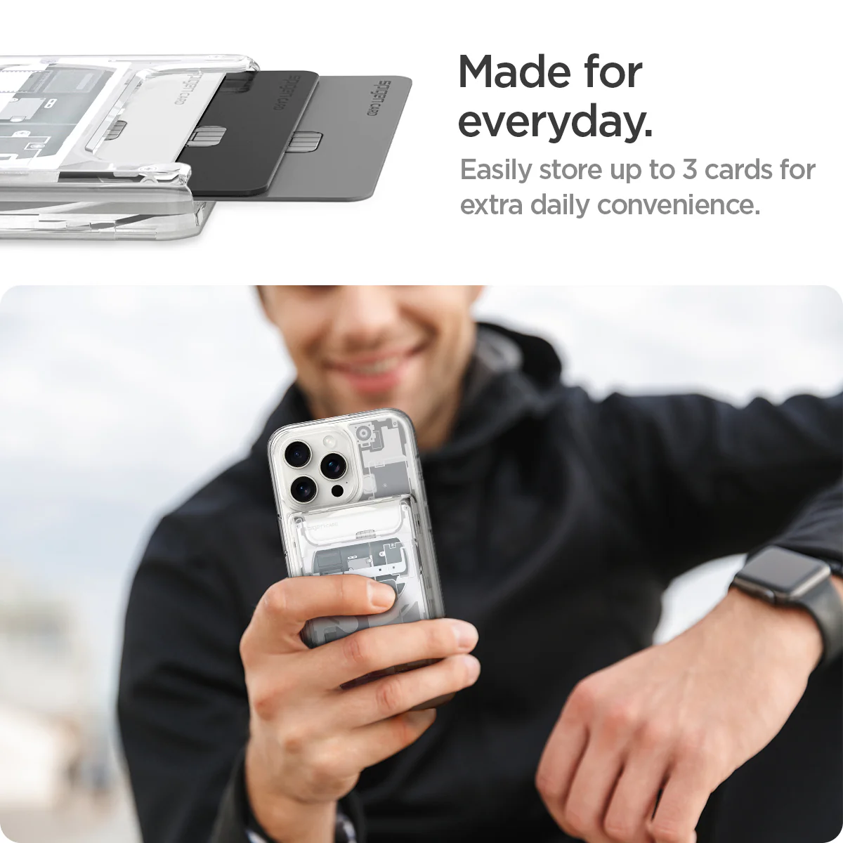 MagSafe Card Holder Ultra Hybrid Zero One (Mag Fit) 22 MagSafe Card Holder Ultra Hybrid Zero One (Mag Fit)