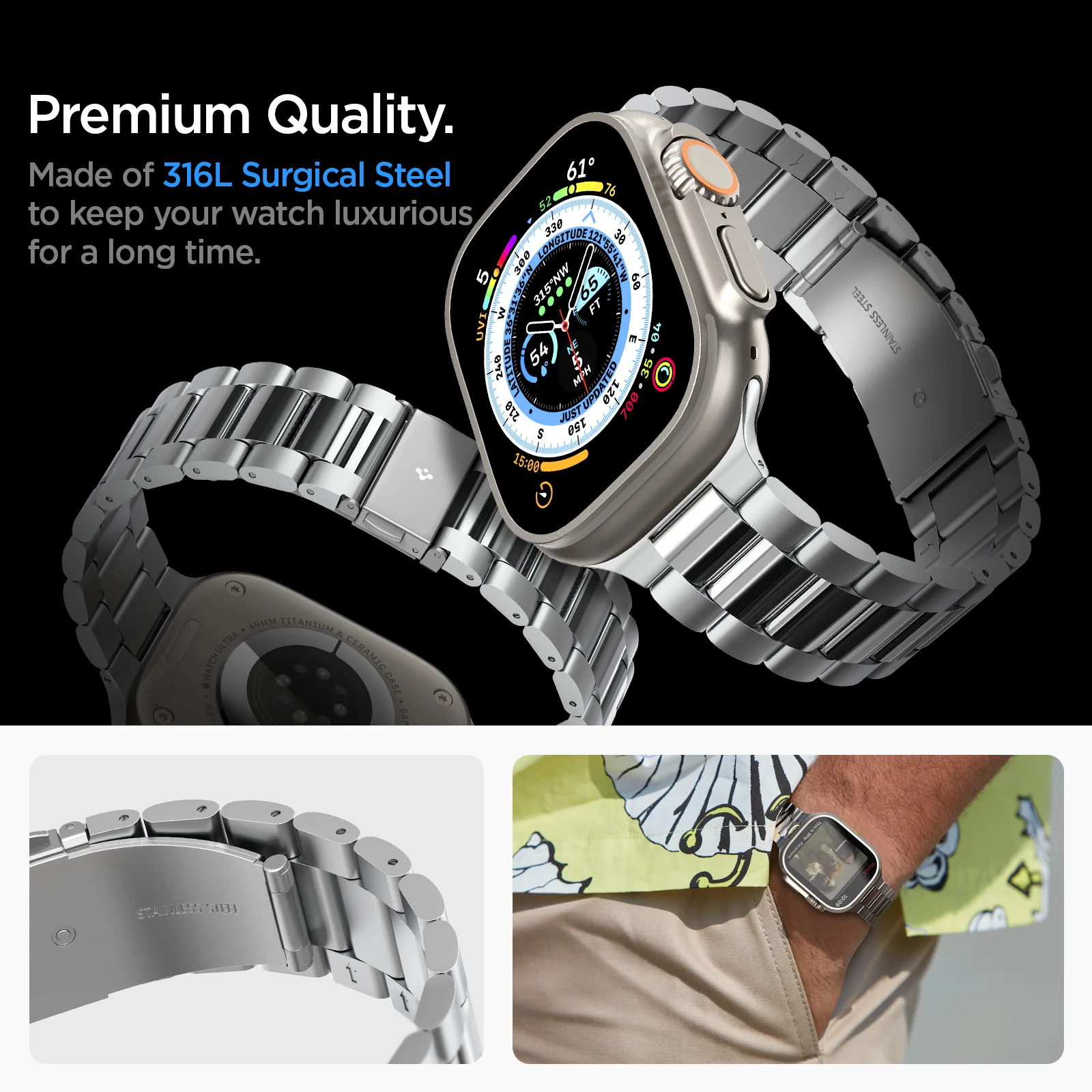 Apple Watch Series - Modern Fit 316L Band 16 Apple Watch Series - Modern Fit 316L Band