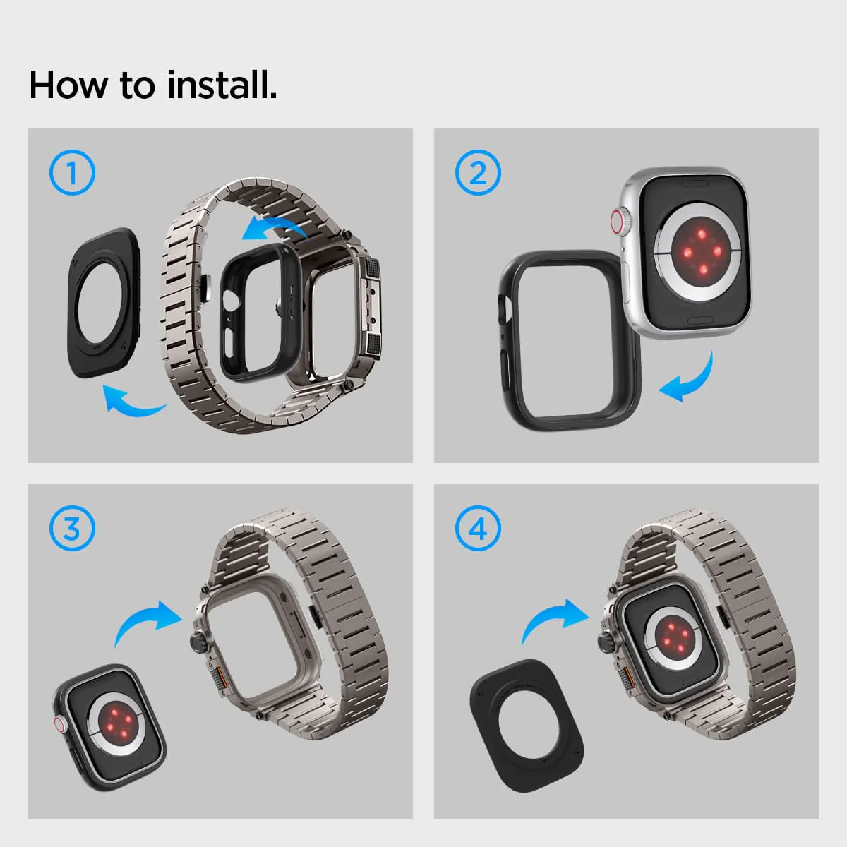 Apple Watch Series - Metal Armor Pro 23 Apple Watch Series - Metal Armor Pro