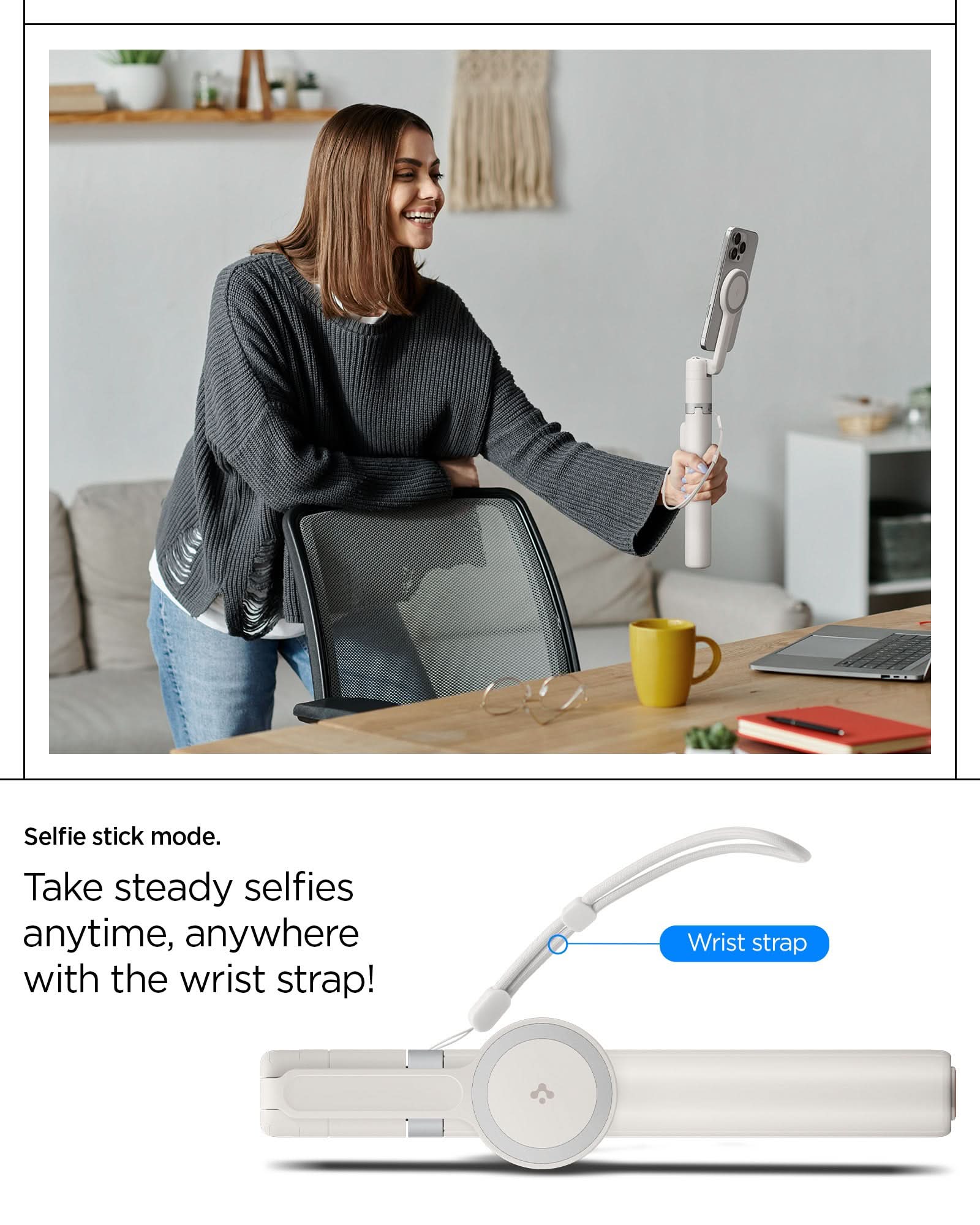 Tripod Selfie Stick (Mag Fit+) | S581W 12 Tripod Selfie Stick (Mag Fit+) | S581W