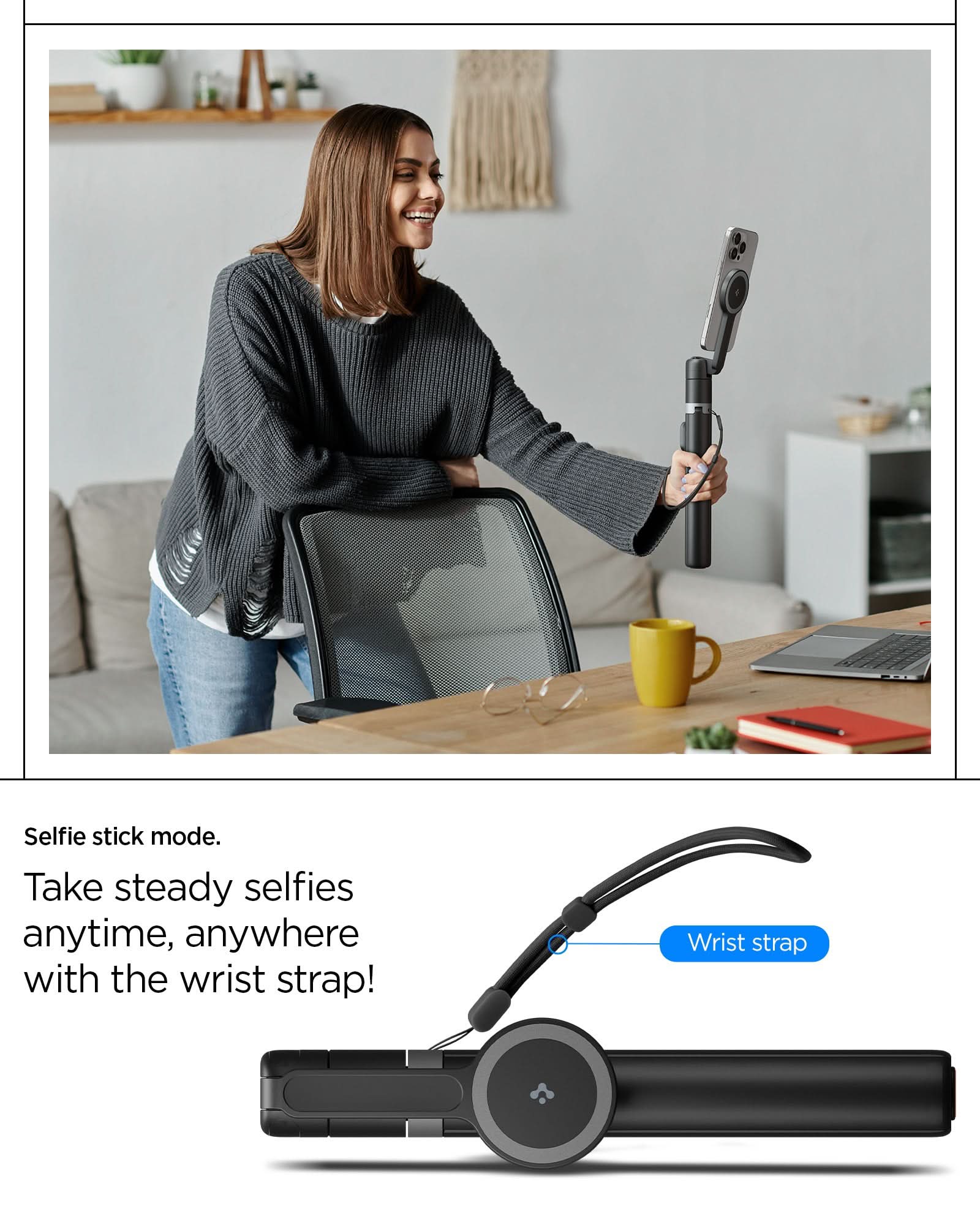 Tripod Selfie Stick (Mag Fit+) | S581W 31 Tripod Selfie Stick (Mag Fit+) | S581W