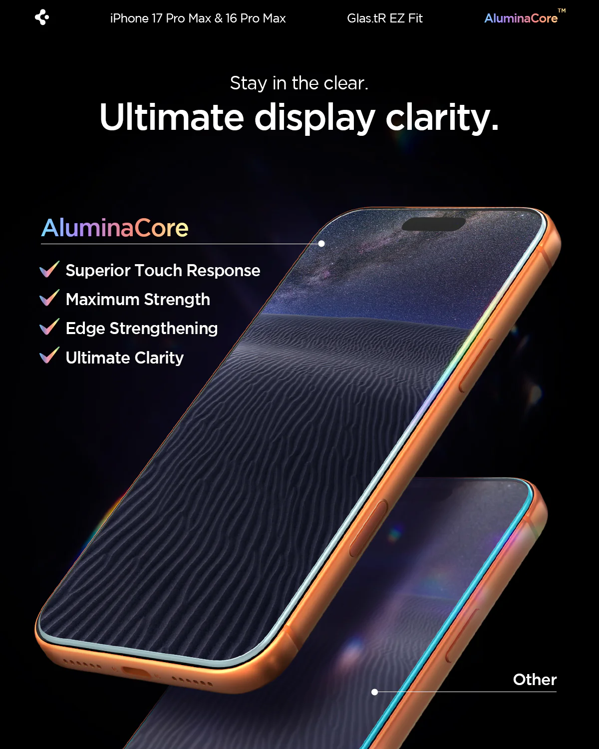 iPhone 17 Series - GLAS.tR EZ Fit | Sensor Protected 12 iPhone 17 Series - GLAS.tR EZ Fit | Sensor Protected