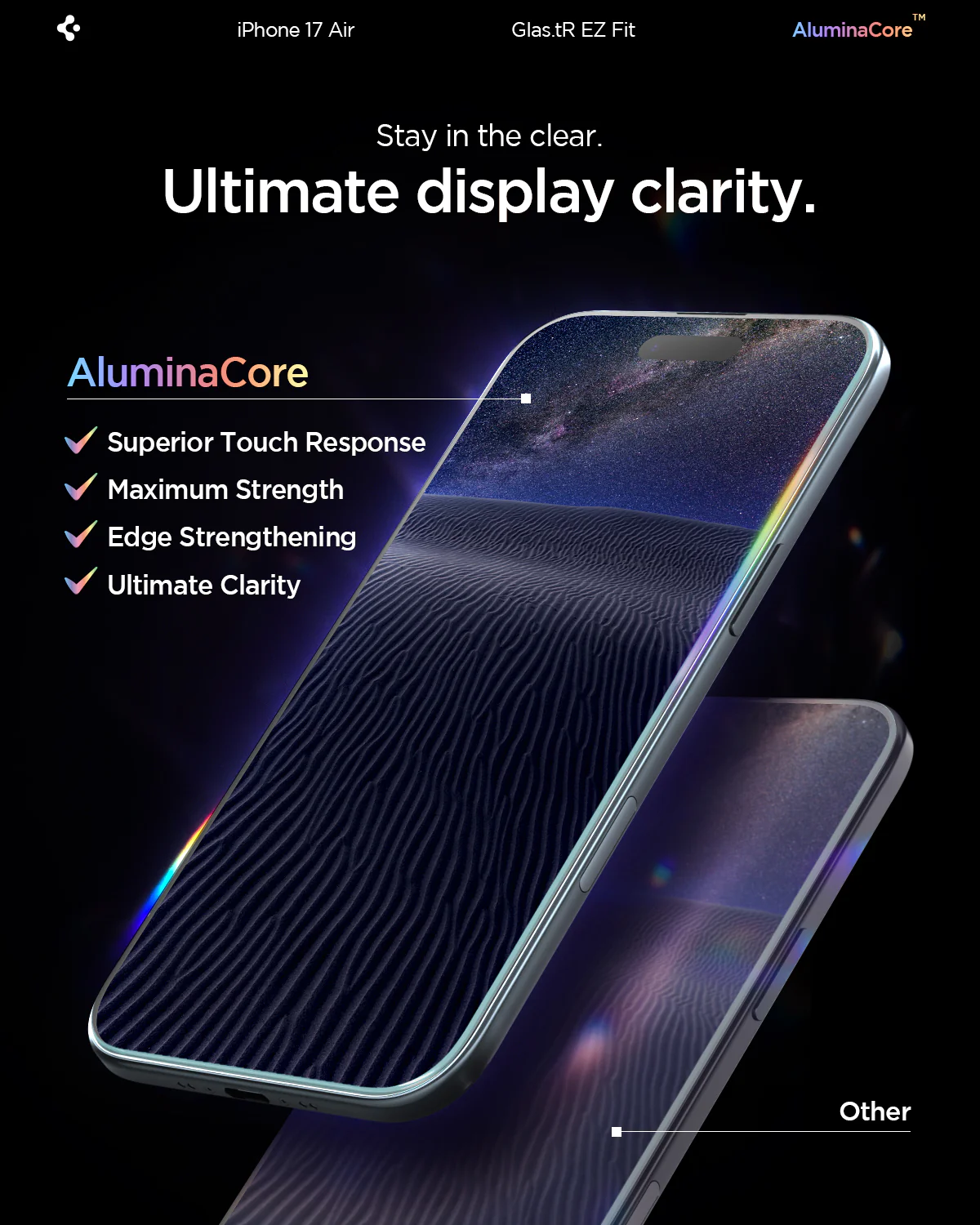 iPhone 17 Series - GLAS.tR EZ Fit | Sensor Protected 34 iPhone 17 Series - GLAS.tR EZ Fit | Sensor Protected