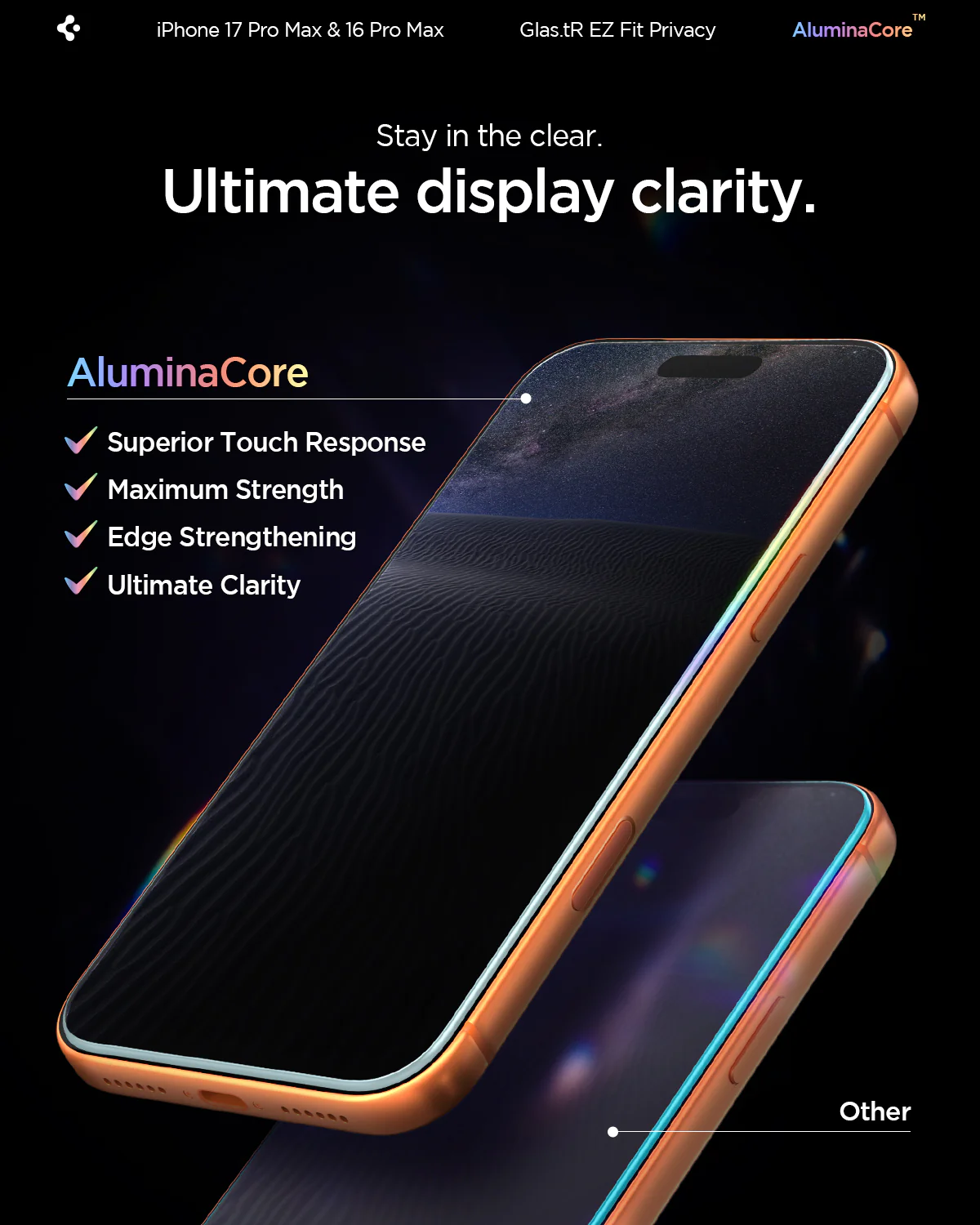 iPhone 17 Series - GLAS.tR EZ Fit | Privacy 11 iPhone 17 Series - GLAS.tR EZ Fit | Privacy