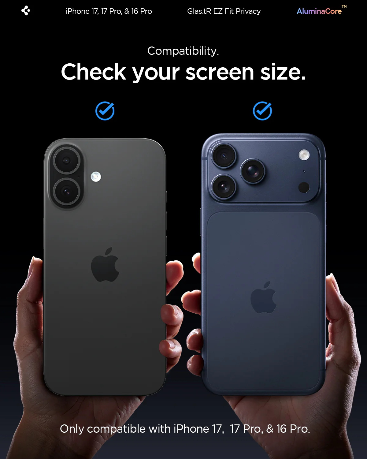 iPhone 17 Series - GLAS.tR EZ Fit | Privacy 23 iPhone 17 Series - GLAS.tR EZ Fit | Privacy