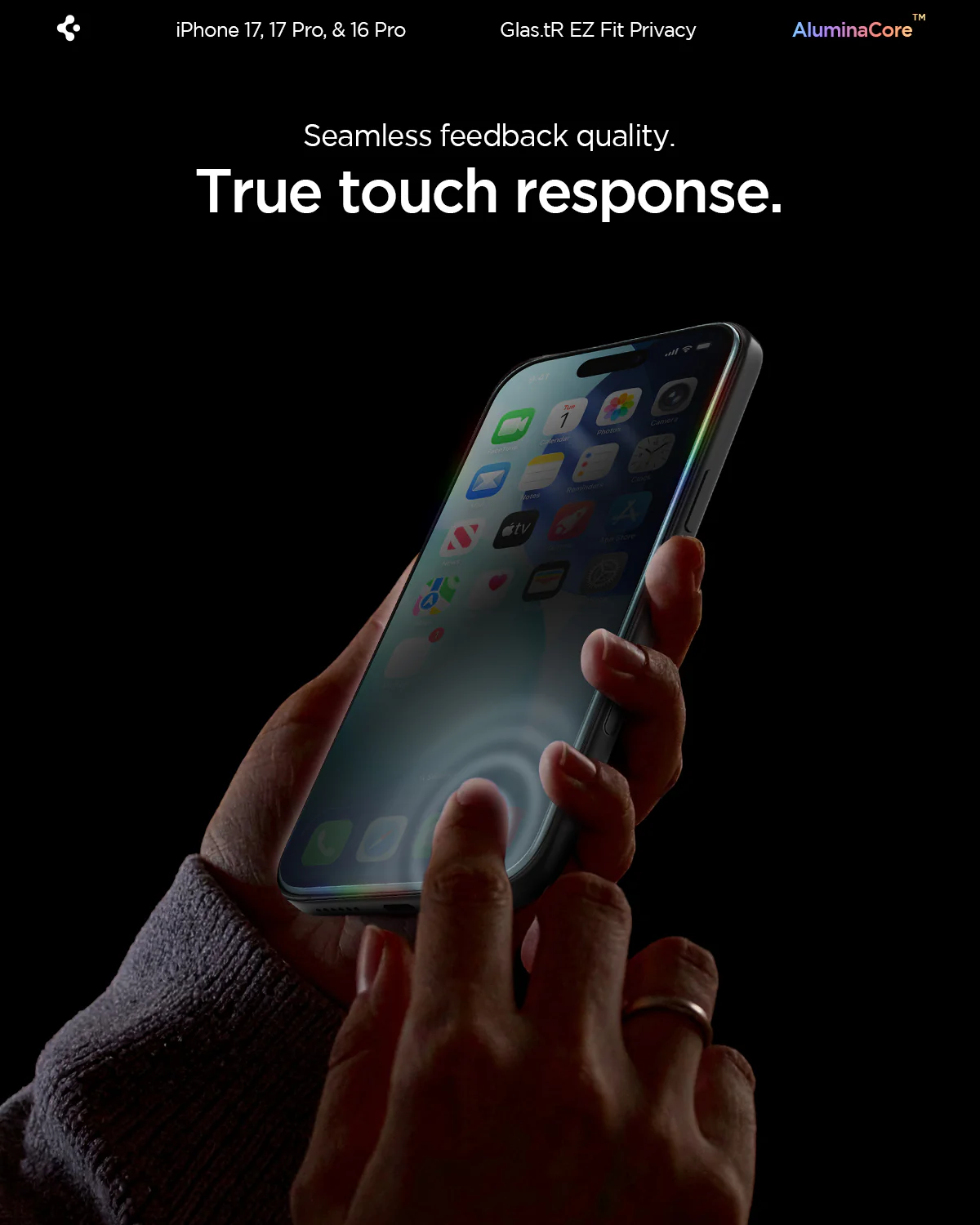 iPhone 17 Series - GLAS.tR EZ Fit | Privacy 28 iPhone 17 Series - GLAS.tR EZ Fit | Privacy