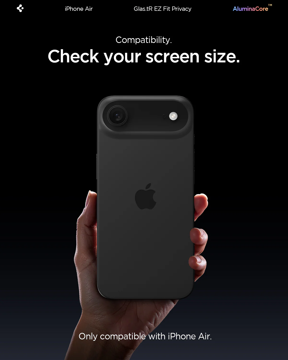 iPhone 17 Series - GLAS.tR EZ Fit | Privacy 38 iPhone 17 Series - GLAS.tR EZ Fit | Privacy
