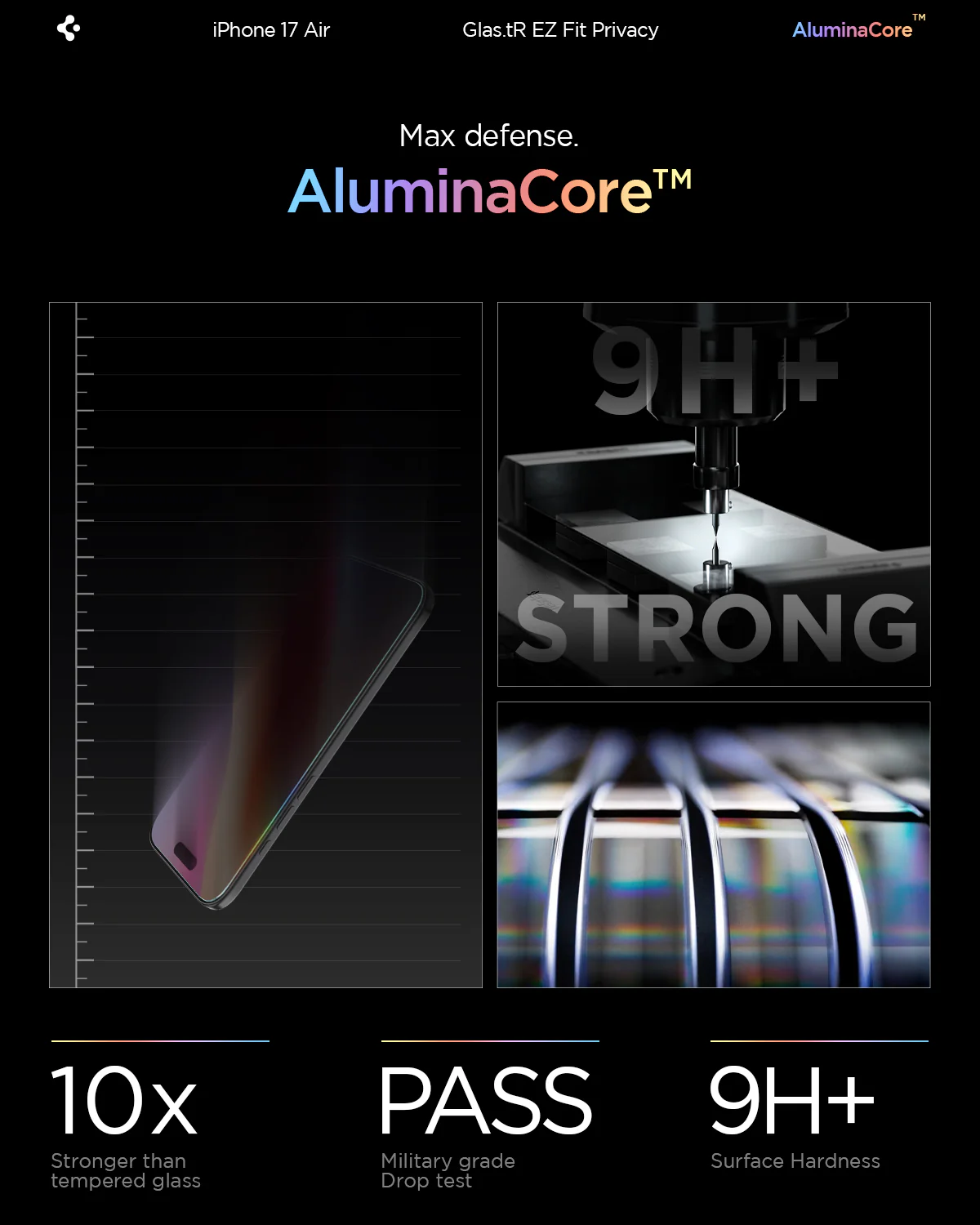 iPhone 17 Series - GLAS.tR EZ Fit | Privacy 40 iPhone 17 Series - GLAS.tR EZ Fit | Privacy