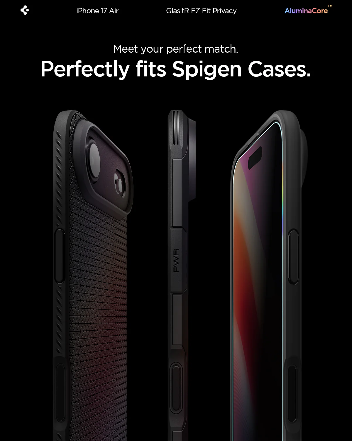 iPhone 17 Series - GLAS.tR EZ Fit | Privacy 44 iPhone 17 Series - GLAS.tR EZ Fit | Privacy