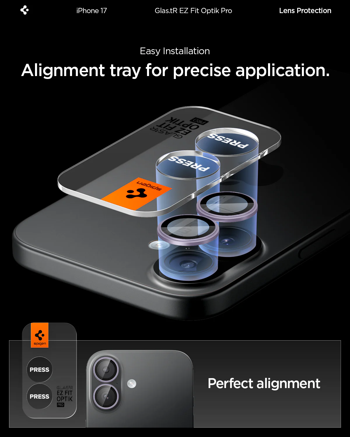 iPhone 17 Series - Optik Pro EZ Fit Lens Protector 103 iPhone 17 Series - Optik Pro EZ Fit Lens Protector
