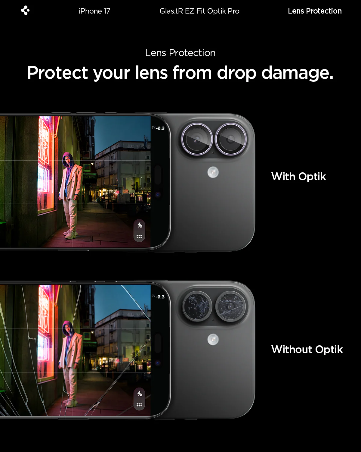 iPhone 17 Series - Optik Pro EZ Fit Lens Protector 104 iPhone 17 Series - Optik Pro EZ Fit Lens Protector