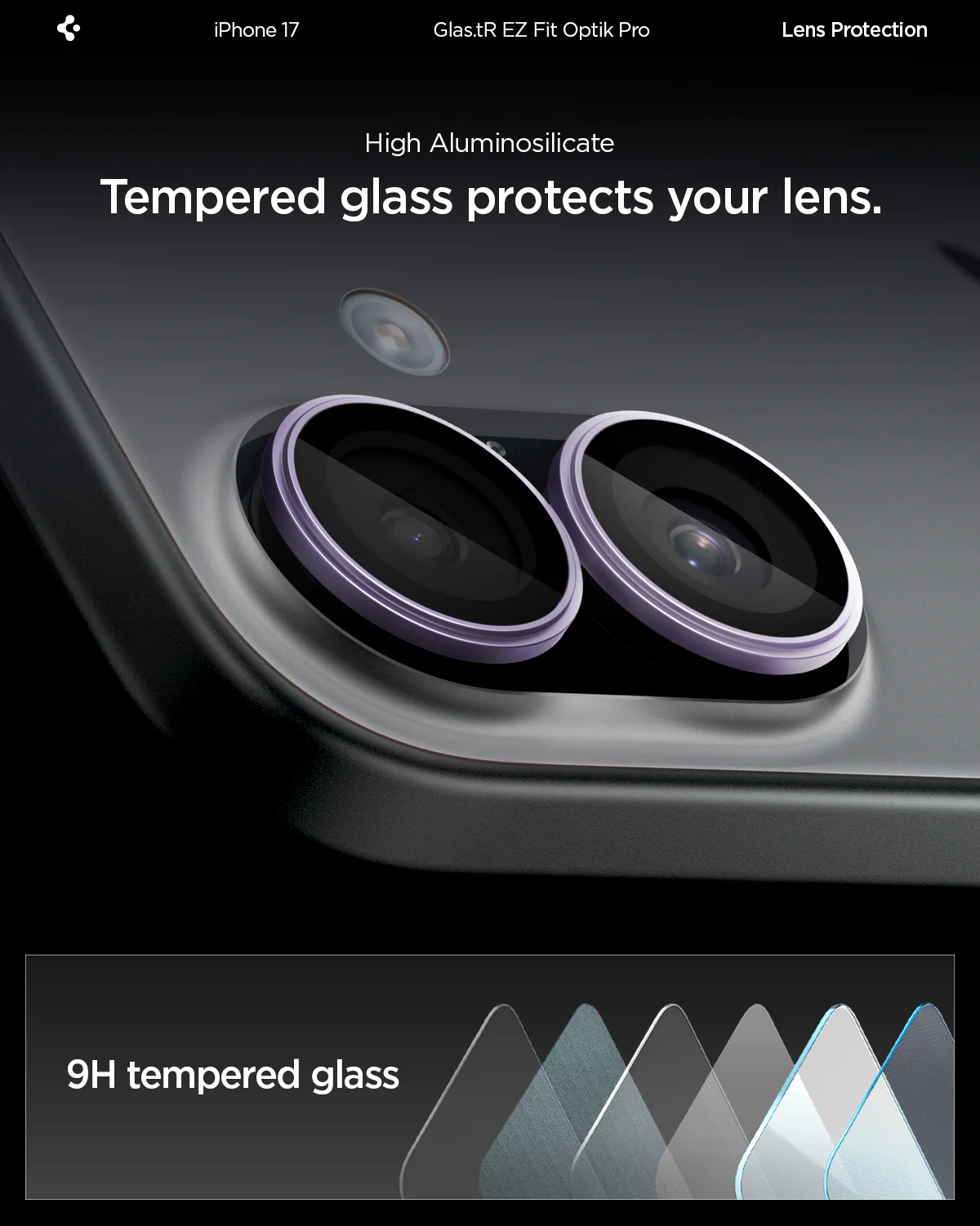 iPhone 17 Series - Optik Pro EZ Fit Lens Protector 105 iPhone 17 Series - Optik Pro EZ Fit Lens Protector