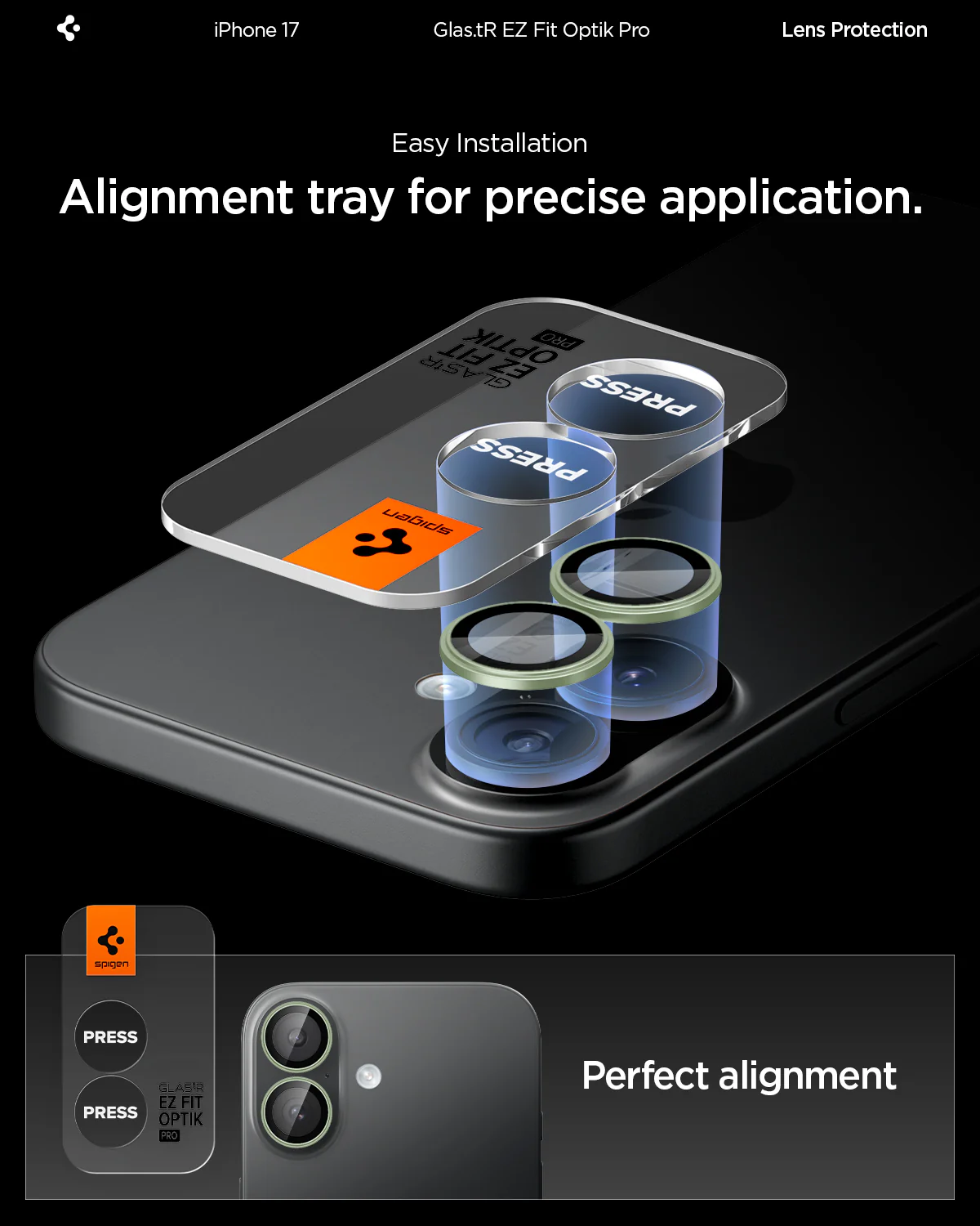 iPhone 17 Series - Optik Pro EZ Fit Lens Protector 114 iPhone 17 Series - Optik Pro EZ Fit Lens Protector