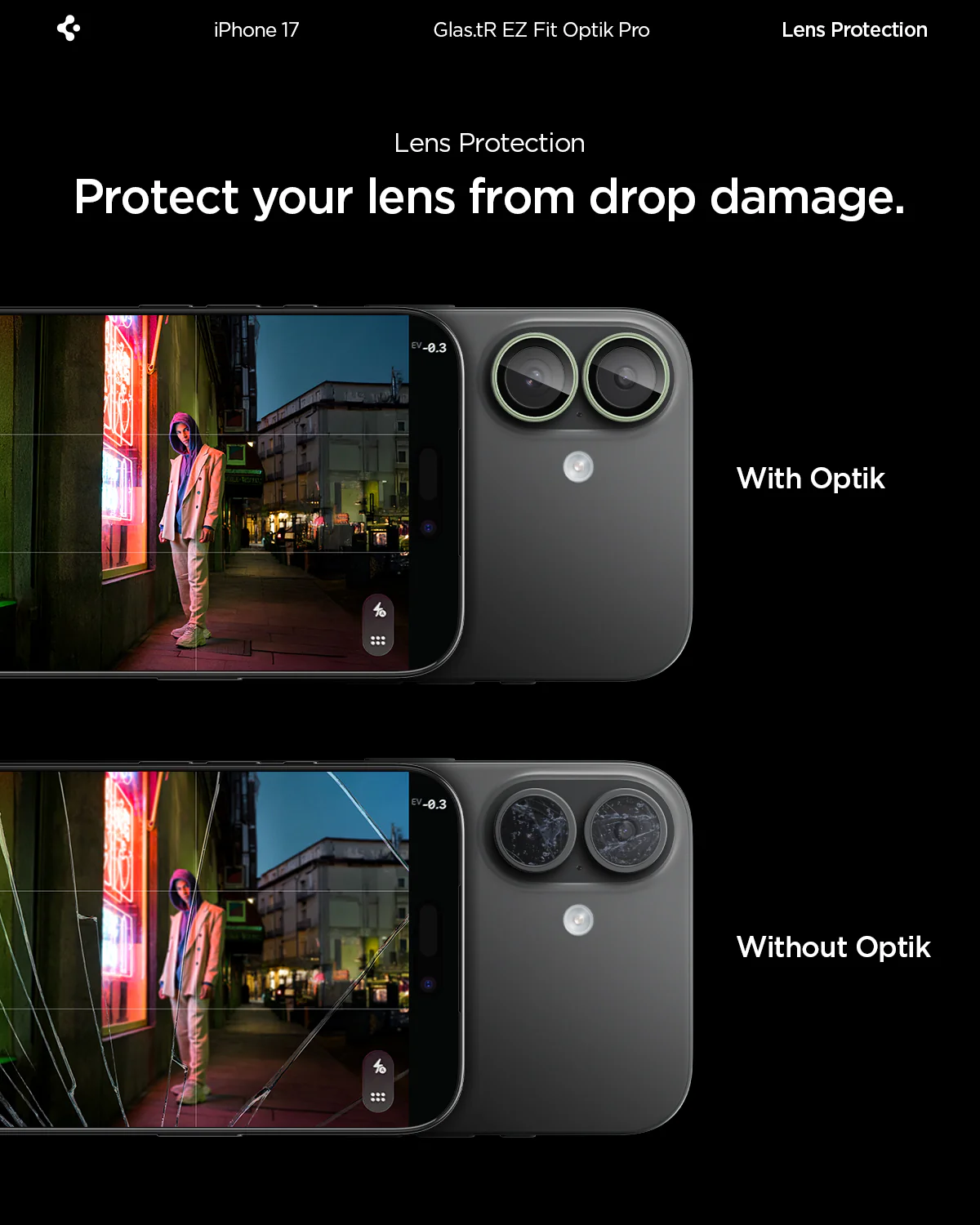 iPhone 17 Series - Optik Pro EZ Fit Lens Protector 115 iPhone 17 Series - Optik Pro EZ Fit Lens Protector
