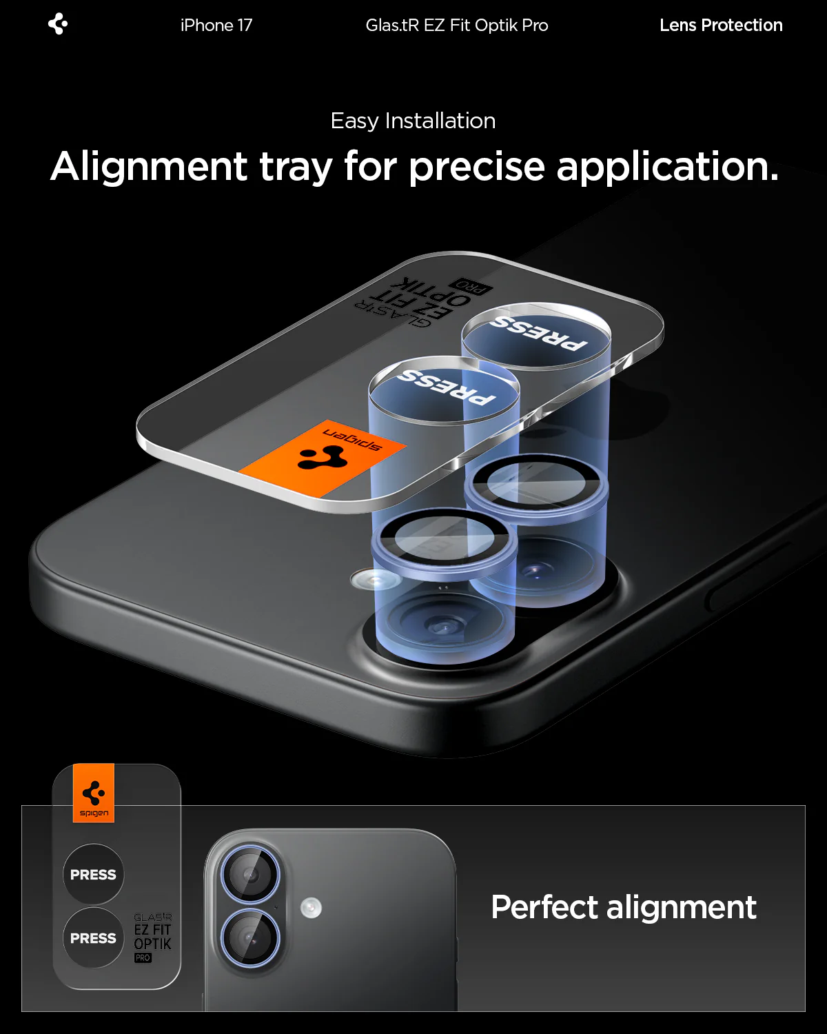 iPhone 17 Series - Optik Pro EZ Fit Lens Protector 125 iPhone 17 Series - Optik Pro EZ Fit Lens Protector