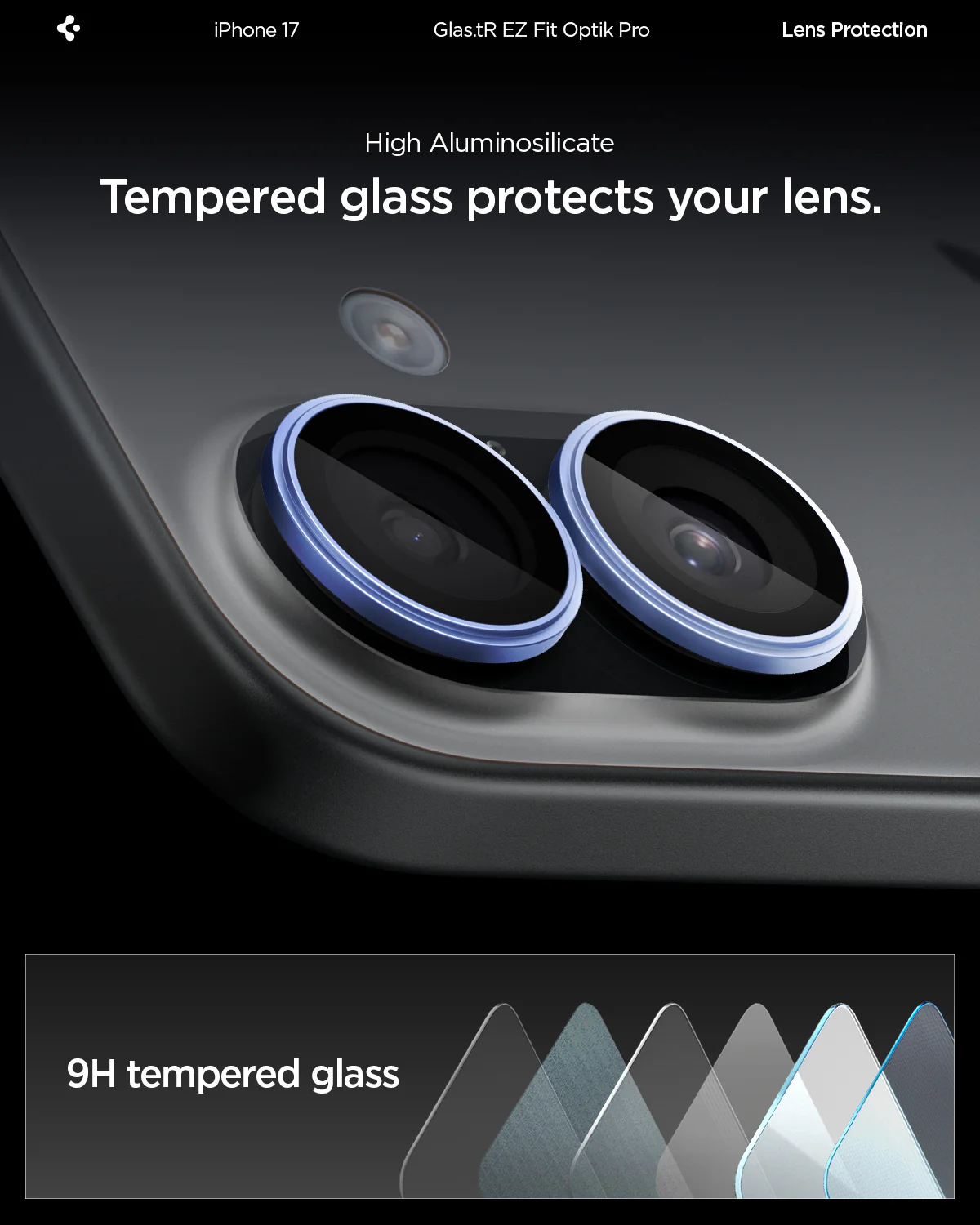 iPhone 17 Series - Optik Pro EZ Fit Lens Protector 127 iPhone 17 Series - Optik Pro EZ Fit Lens Protector