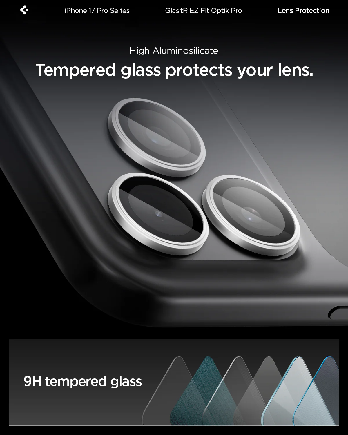 iPhone 17 Series - Optik Pro EZ Fit Lens Protector 18 iPhone 17 Series - Optik Pro EZ Fit Lens Protector