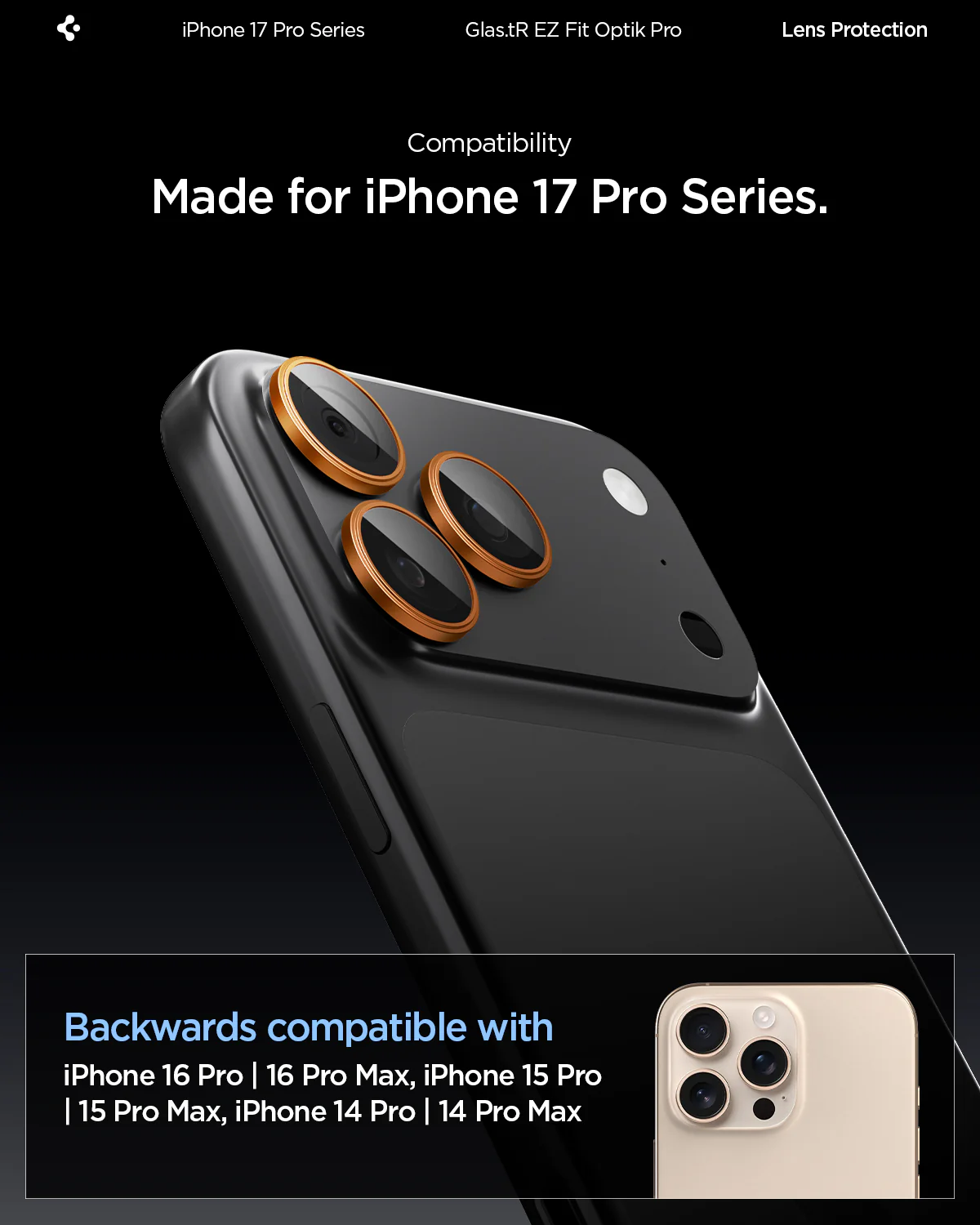 iPhone 17 Series - Optik Pro EZ Fit Lens Protector 28 iPhone 17 Series - Optik Pro EZ Fit Lens Protector