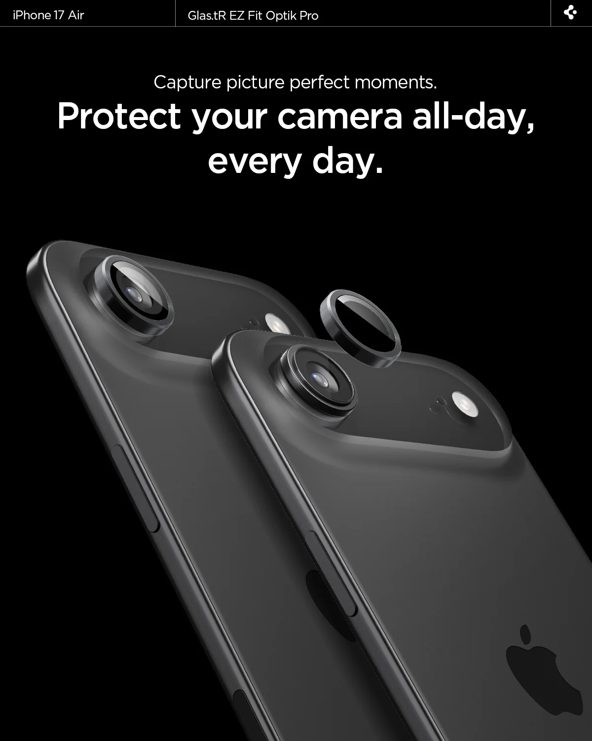 iPhone 17 Series - Optik Pro EZ Fit Lens Protector 40 iPhone 17 Series - Optik Pro EZ Fit Lens Protector