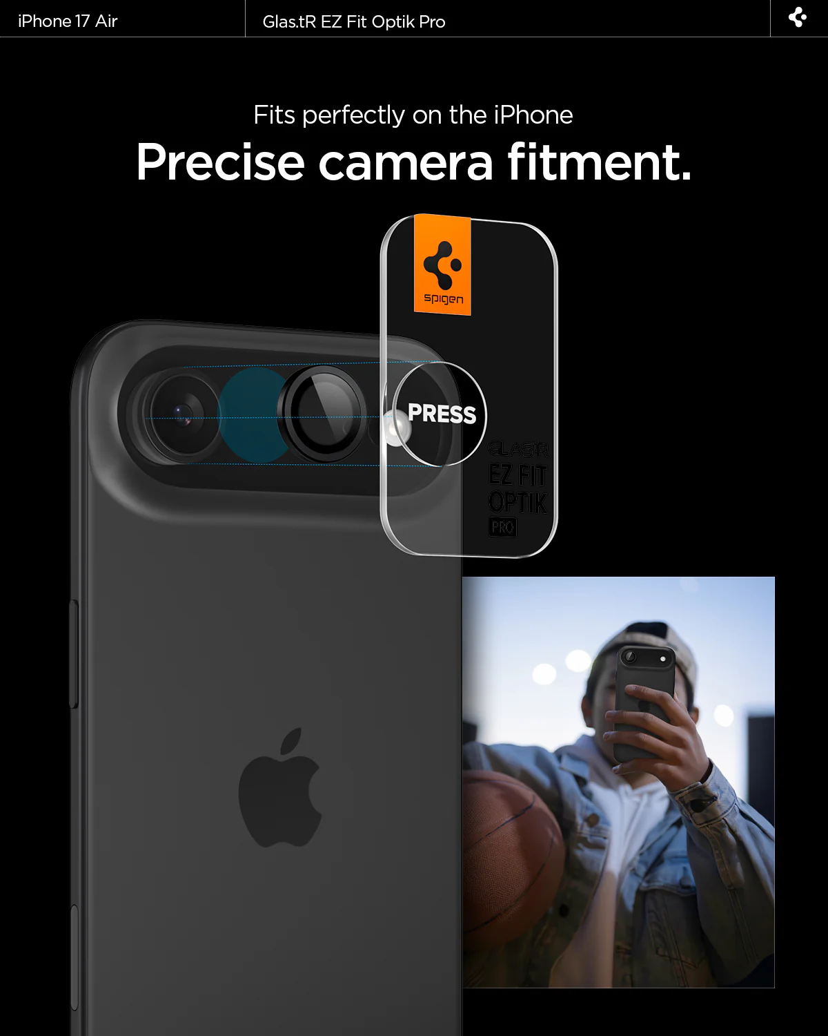 iPhone 17 Series - Optik Pro EZ Fit Lens Protector 42 iPhone 17 Series - Optik Pro EZ Fit Lens Protector