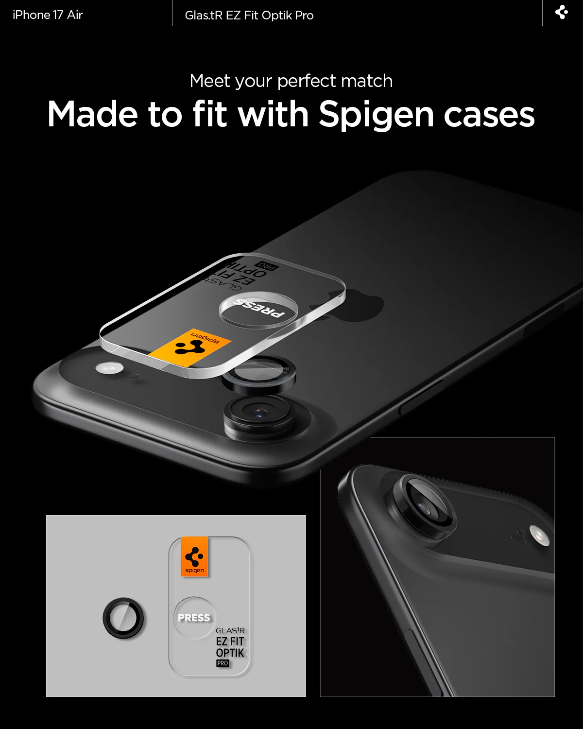 iPhone 17 Series - Optik Pro EZ Fit Lens Protector 44 iPhone 17 Series - Optik Pro EZ Fit Lens Protector