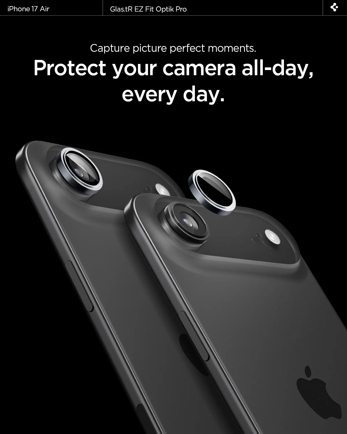 iPhone 17 Series - Optik Pro EZ Fit Lens Protector 50 iPhone 17 Series - Optik Pro EZ Fit Lens Protector