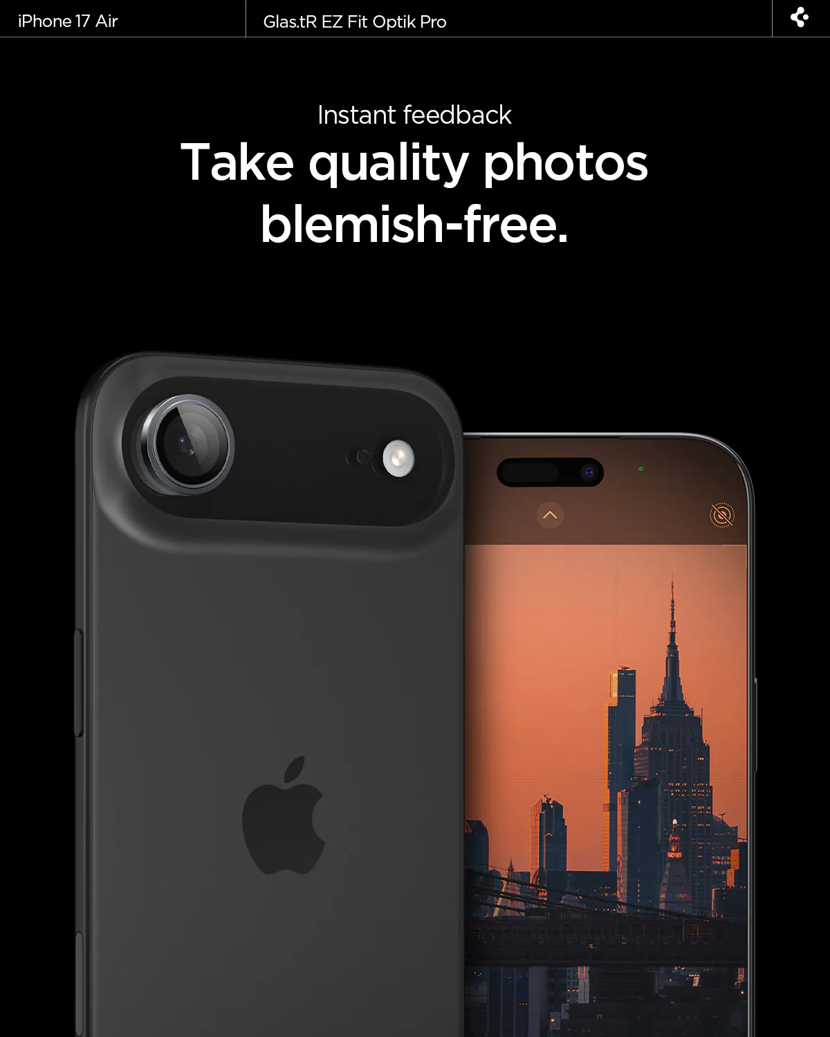 iPhone 17 Series - Optik Pro EZ Fit Lens Protector 51 iPhone 17 Series - Optik Pro EZ Fit Lens Protector