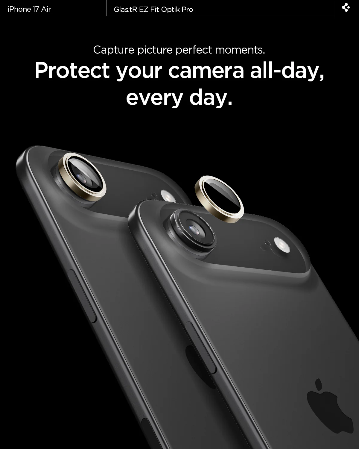iPhone 17 Series - Optik Pro EZ Fit Lens Protector 59 iPhone 17 Series - Optik Pro EZ Fit Lens Protector