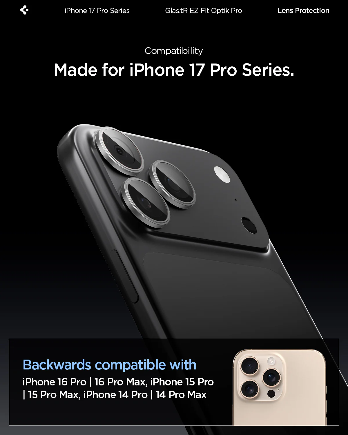 iPhone 17 Series - Optik Pro EZ Fit Lens Protector 6 iPhone 17 Series - Optik Pro EZ Fit Lens Protector