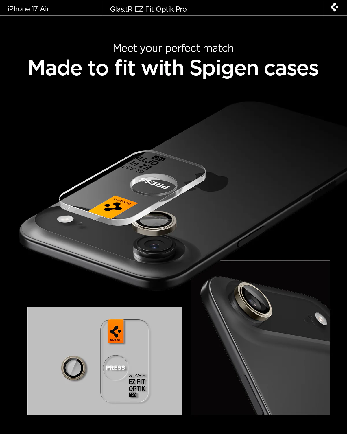 iPhone 17 Series - Optik Pro EZ Fit Lens Protector 63 iPhone 17 Series - Optik Pro EZ Fit Lens Protector