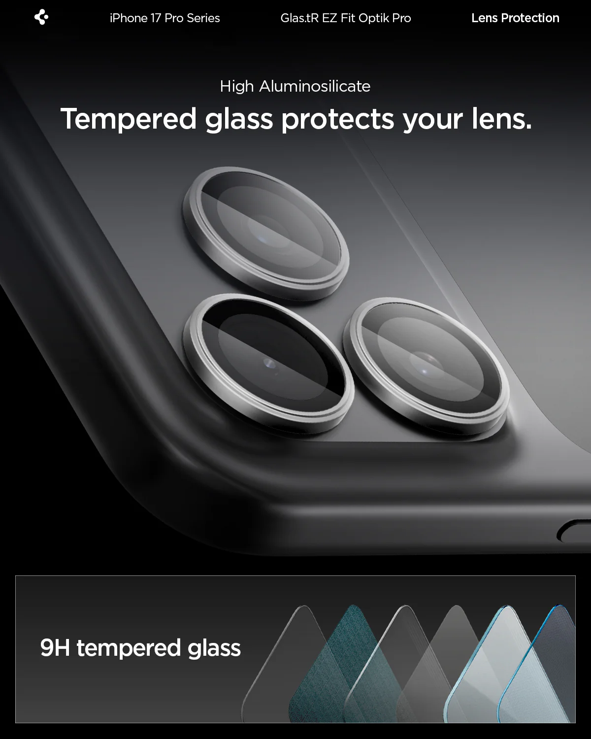 iPhone 17 Series - Optik Pro EZ Fit Lens Protector 7 iPhone 17 Series - Optik Pro EZ Fit Lens Protector