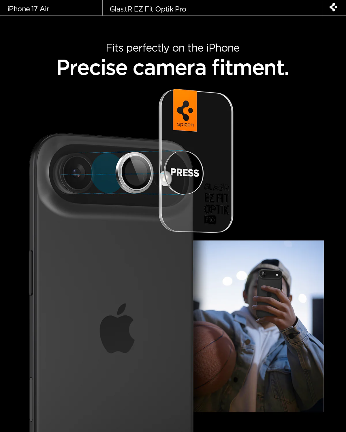 iPhone 17 Series - Optik Pro EZ Fit Lens Protector 71 iPhone 17 Series - Optik Pro EZ Fit Lens Protector