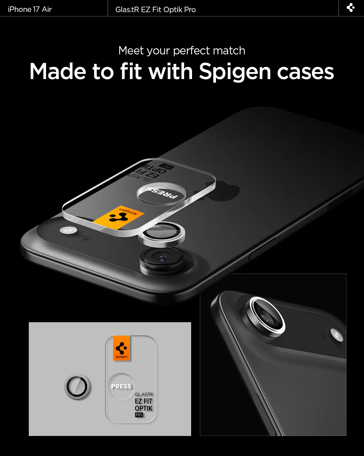 iPhone 17 Series - Optik Pro EZ Fit Lens Protector 73 iPhone 17 Series - Optik Pro EZ Fit Lens Protector