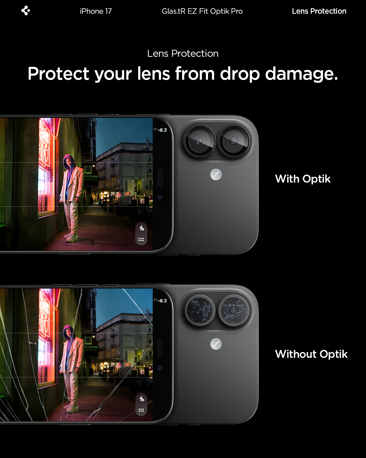 iPhone 17 Series - Optik Pro EZ Fit Lens Protector 82 iPhone 17 Series - Optik Pro EZ Fit Lens Protector