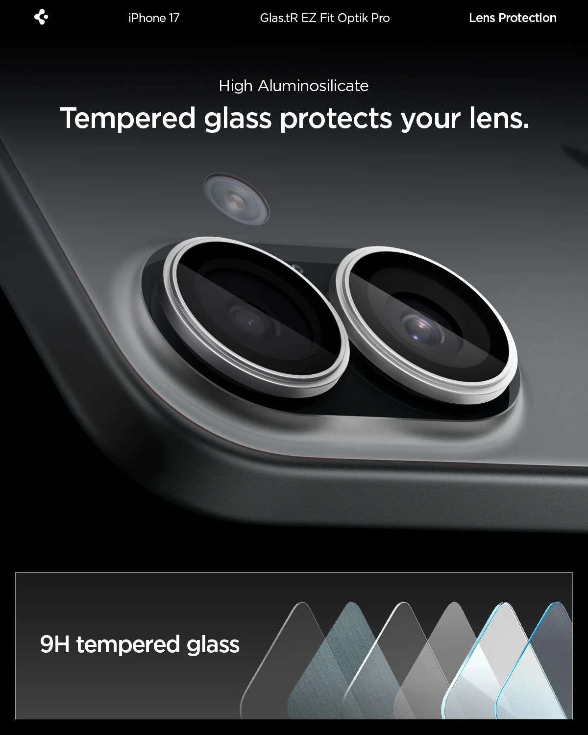 iPhone 17 Series - Optik Pro EZ Fit Lens Protector 94 iPhone 17 Series - Optik Pro EZ Fit Lens Protector