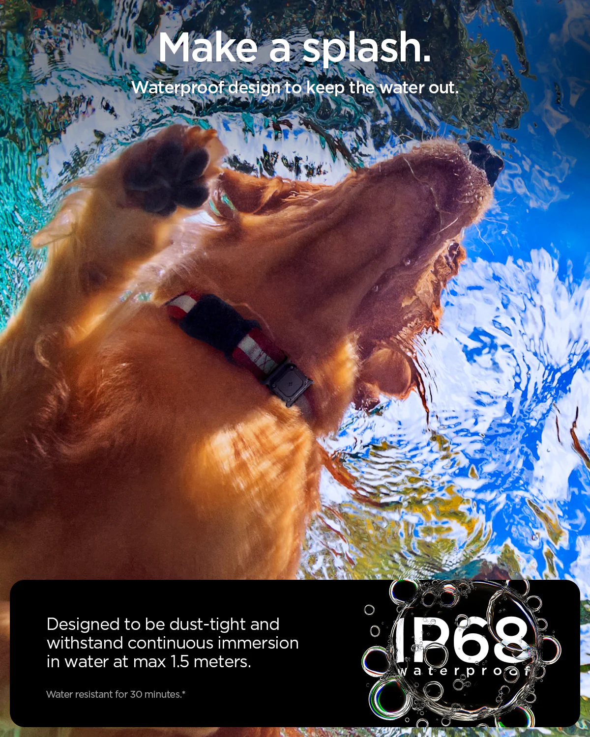 Apple AirTag Series - Tough Armor IP Pet Collar 10 Apple AirTag Series - Tough Armor IP Pet Collar