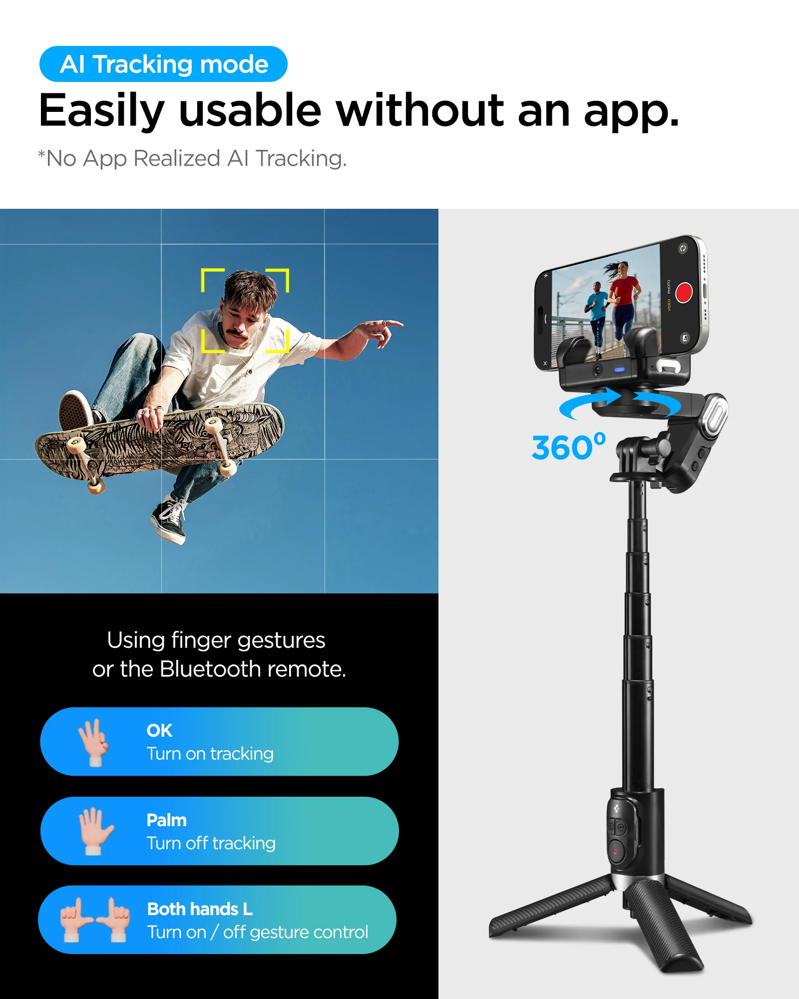 Gimbal Selfie Stick | S620W 10 Gimbal Selfie Stick | S620W
