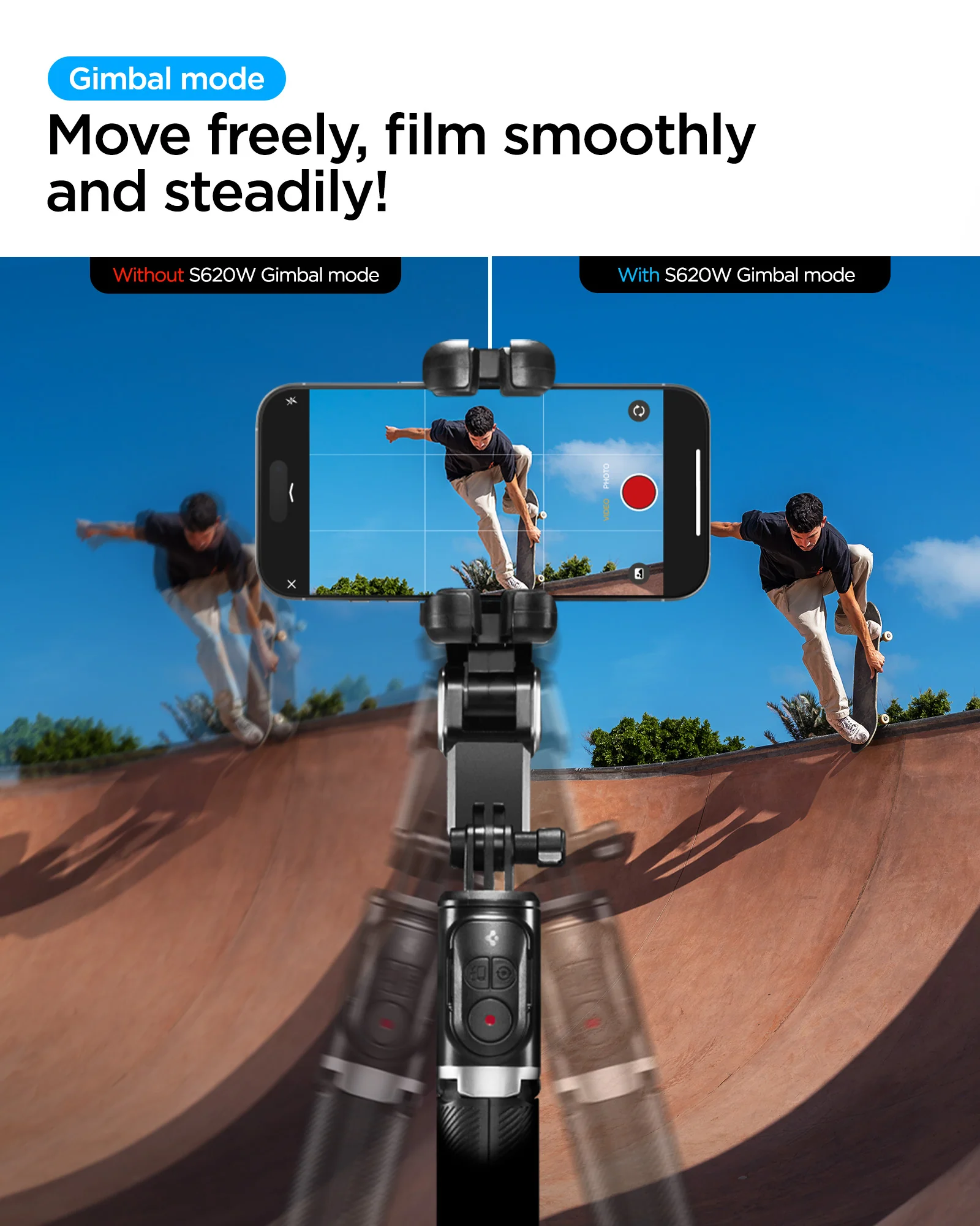 Gimbal Selfie Stick | S620W 11 Gimbal Selfie Stick | S620W