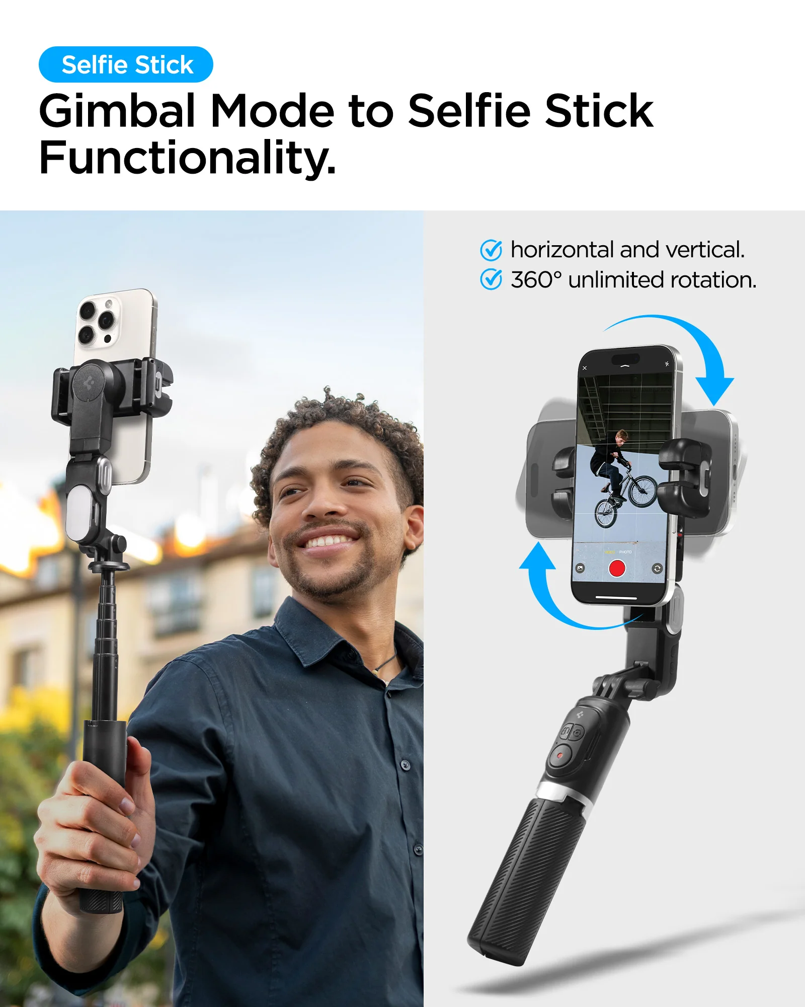 Gimbal Selfie Stick | S620W 12 Gimbal Selfie Stick | S620W