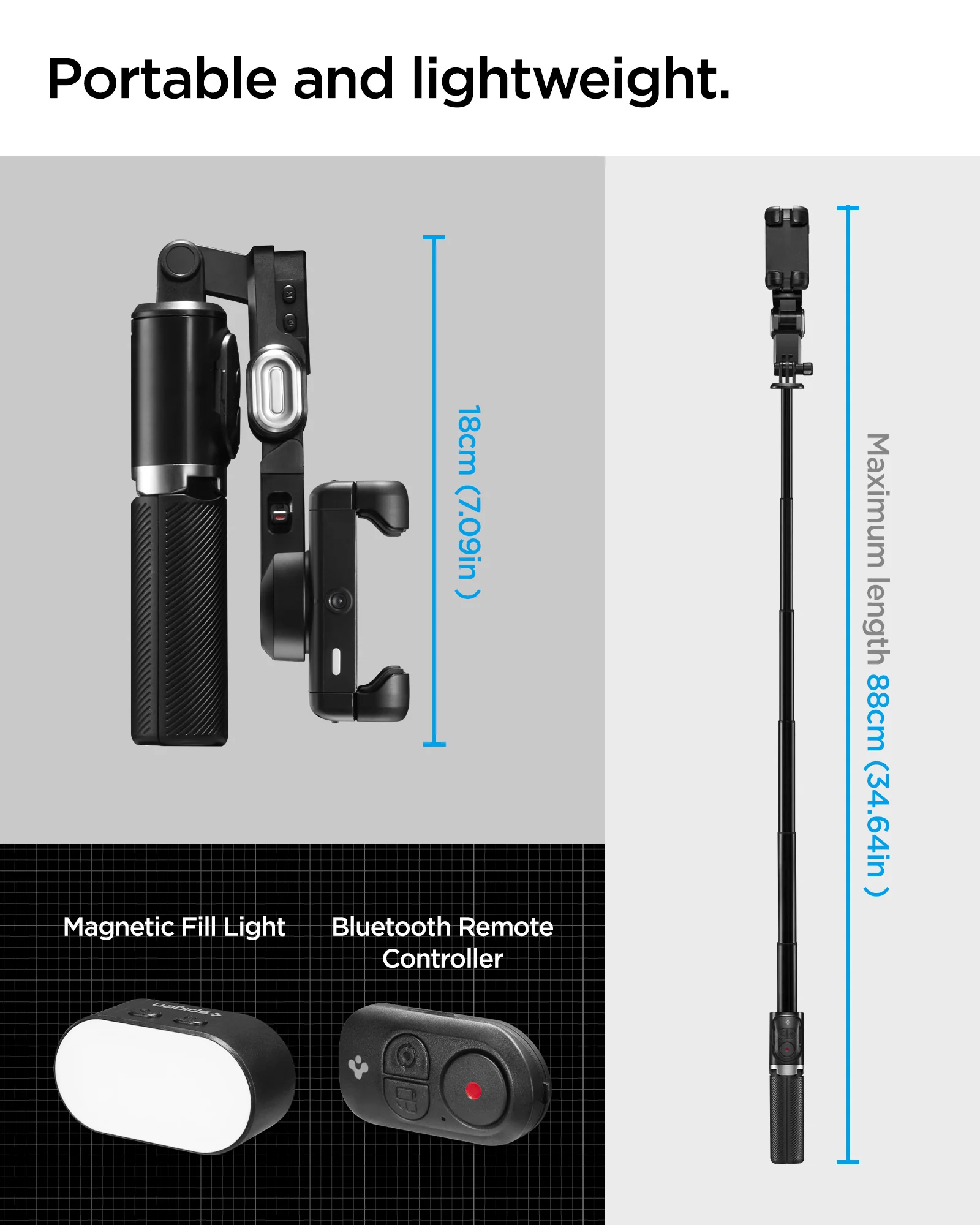 Gimbal Selfie Stick | S620W 14 Gimbal Selfie Stick | S620W