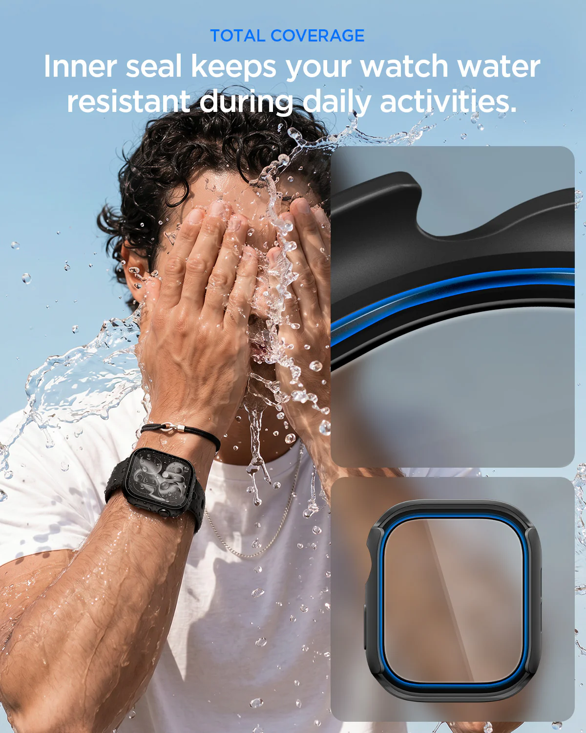 Apple Watch Series - Thin Fit 360 | Waterproof Ring 45 Apple Watch Series - Thin Fit 360 | Waterproof Ring