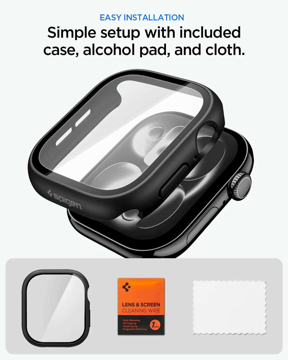Apple Watch Series - Thin Fit 360 | Waterproof Ring 63 Apple Watch Series - Thin Fit 360 | Waterproof Ring