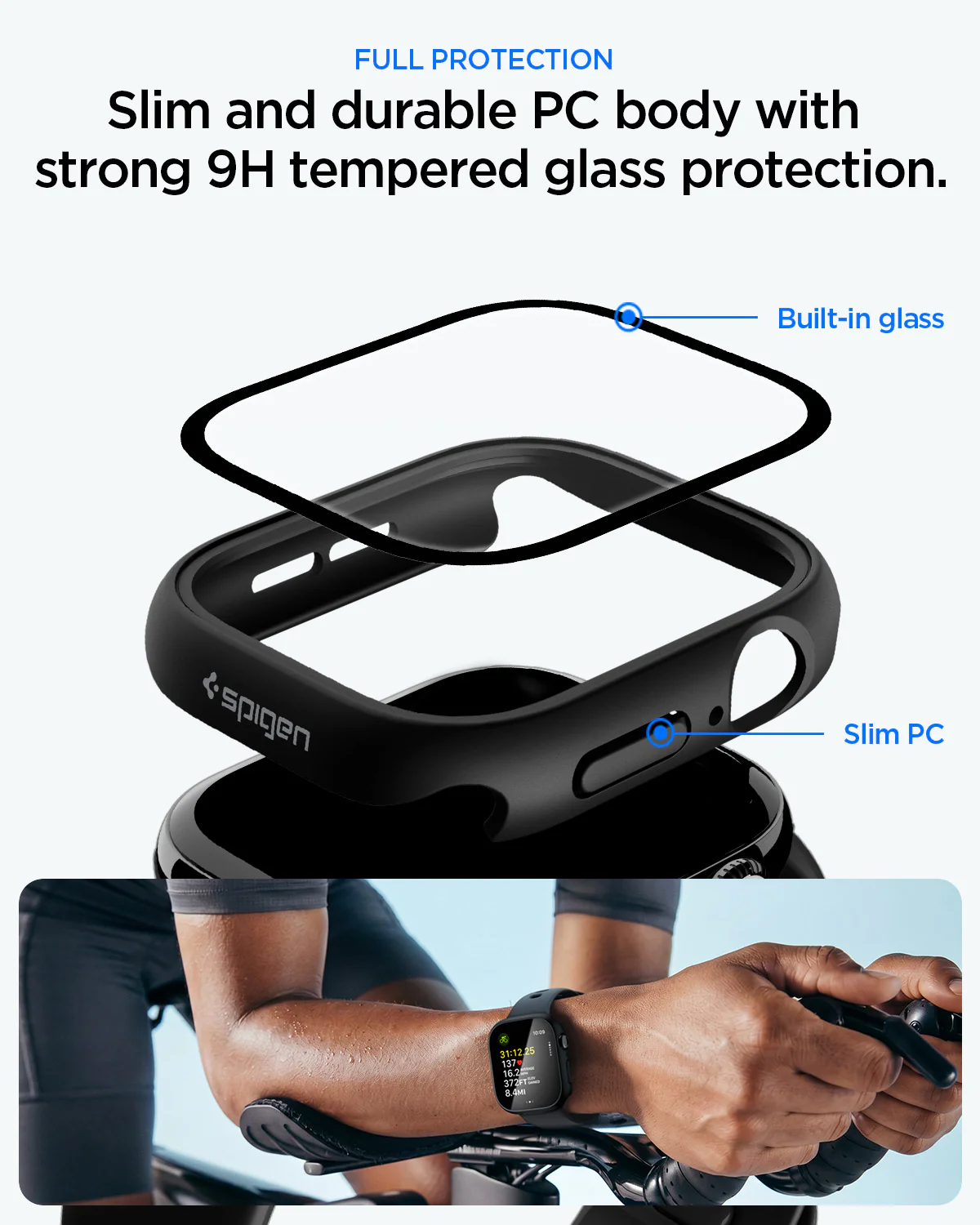 Apple Watch Series - Thin Fit 360 | Waterproof Ring 64 Apple Watch Series - Thin Fit 360 | Waterproof Ring