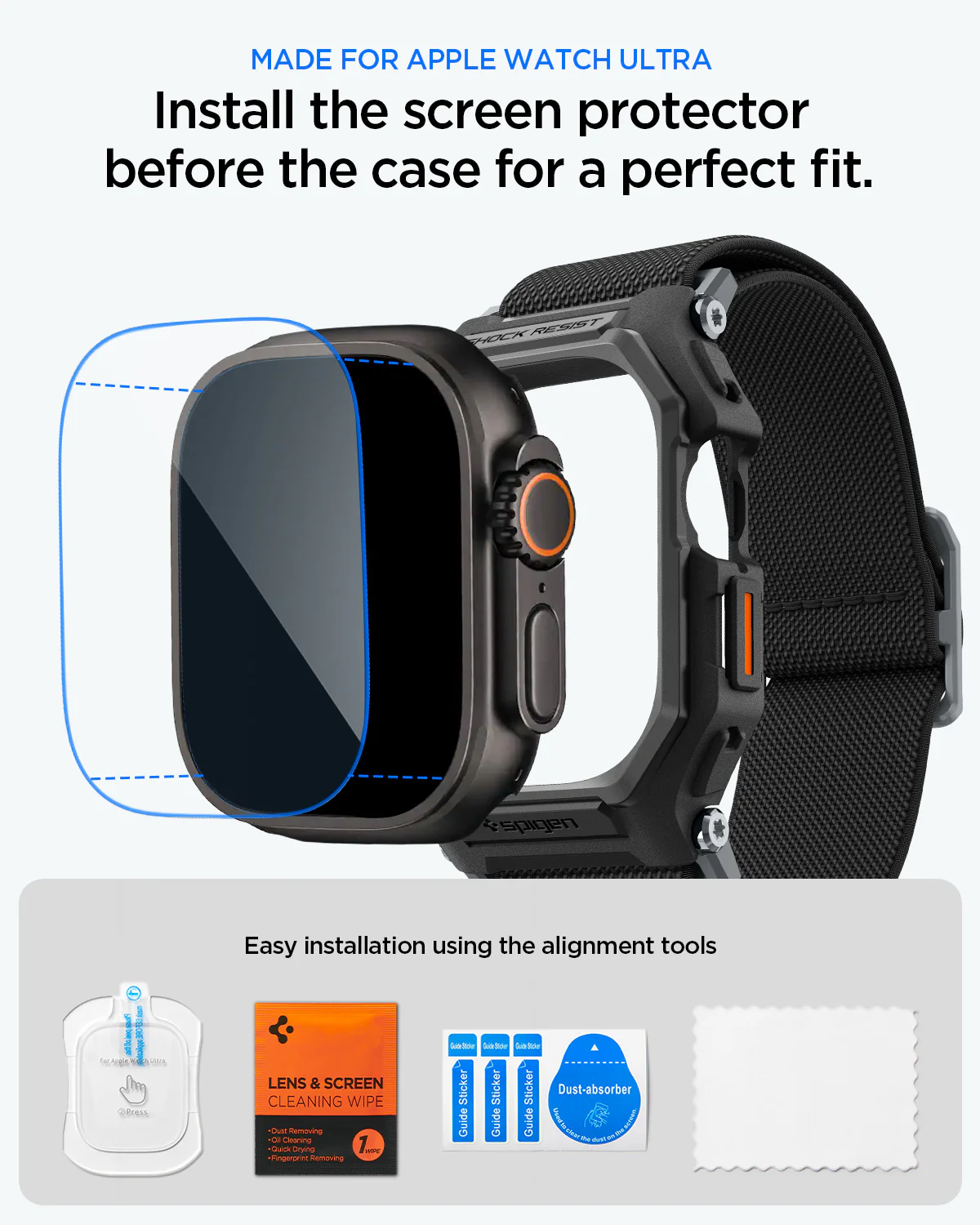 Apple Watch Series - Lite Fit Pro + Screen Protector 15 Apple Watch Series - Lite Fit Pro + Screen Protector