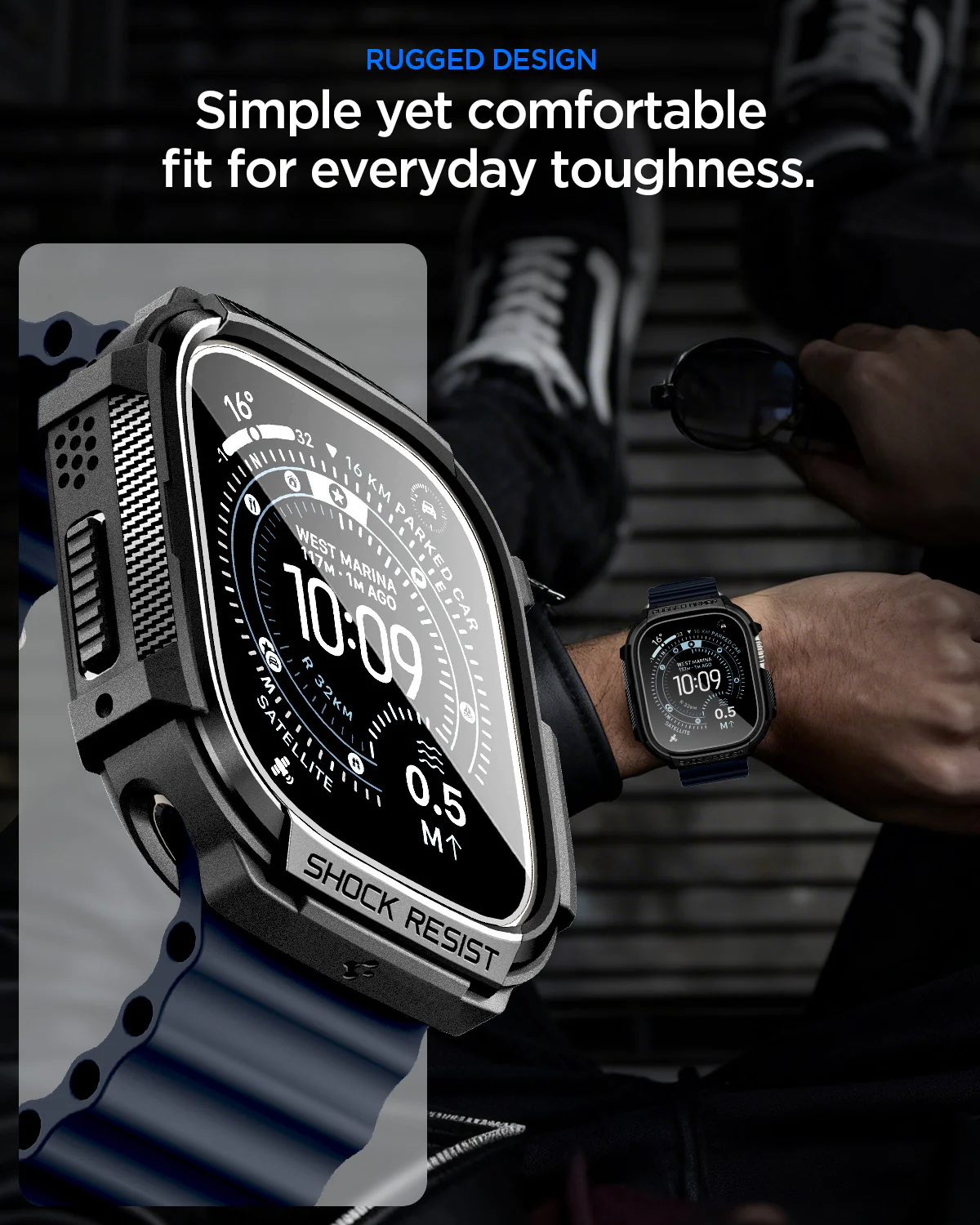Apple Watch Series - Rugged Armor + Screen Protector 14 Apple Watch Series - Rugged Armor + Screen Protector