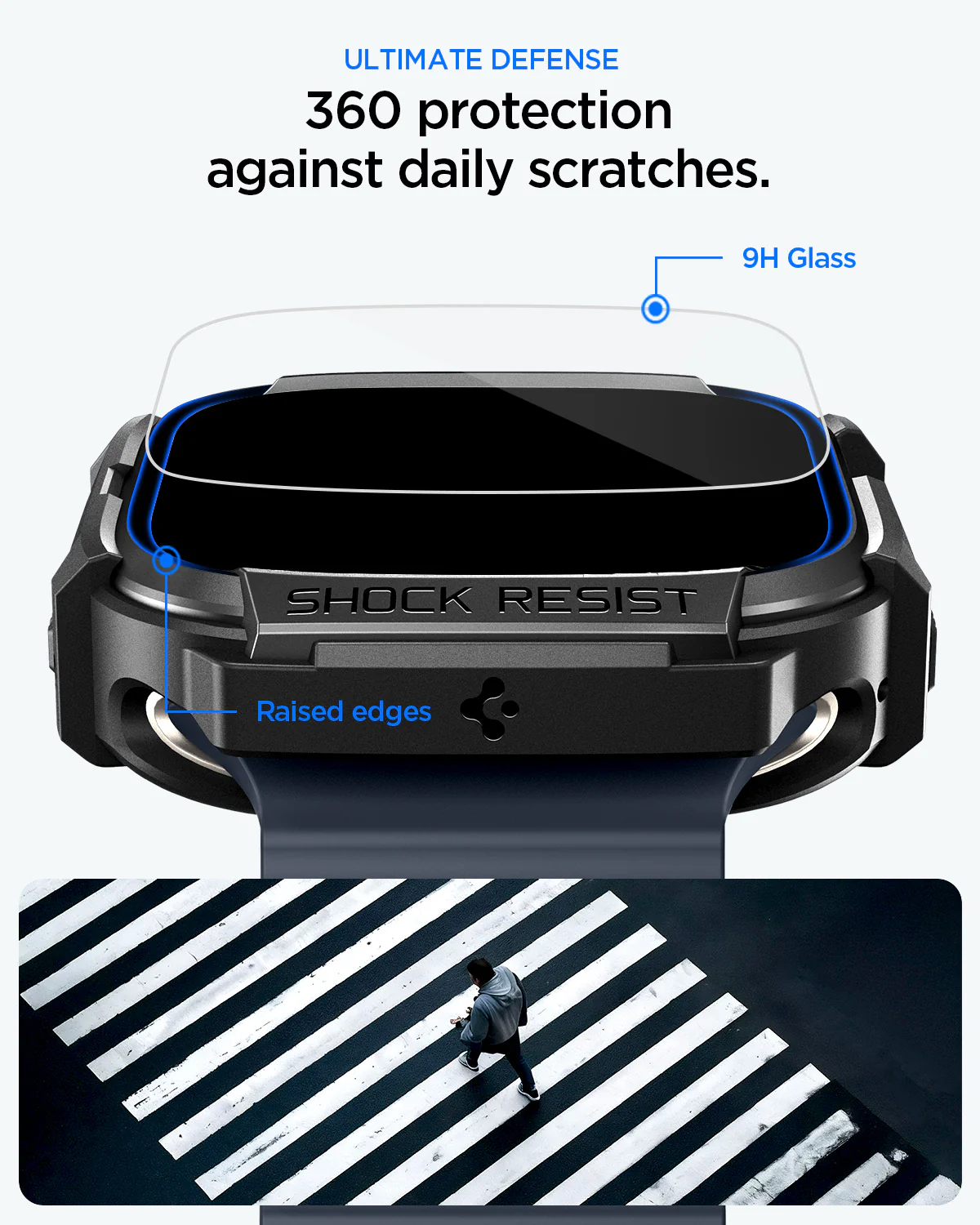Apple Watch Series - Rugged Armor + Screen Protector 15 Apple Watch Series - Rugged Armor + Screen Protector