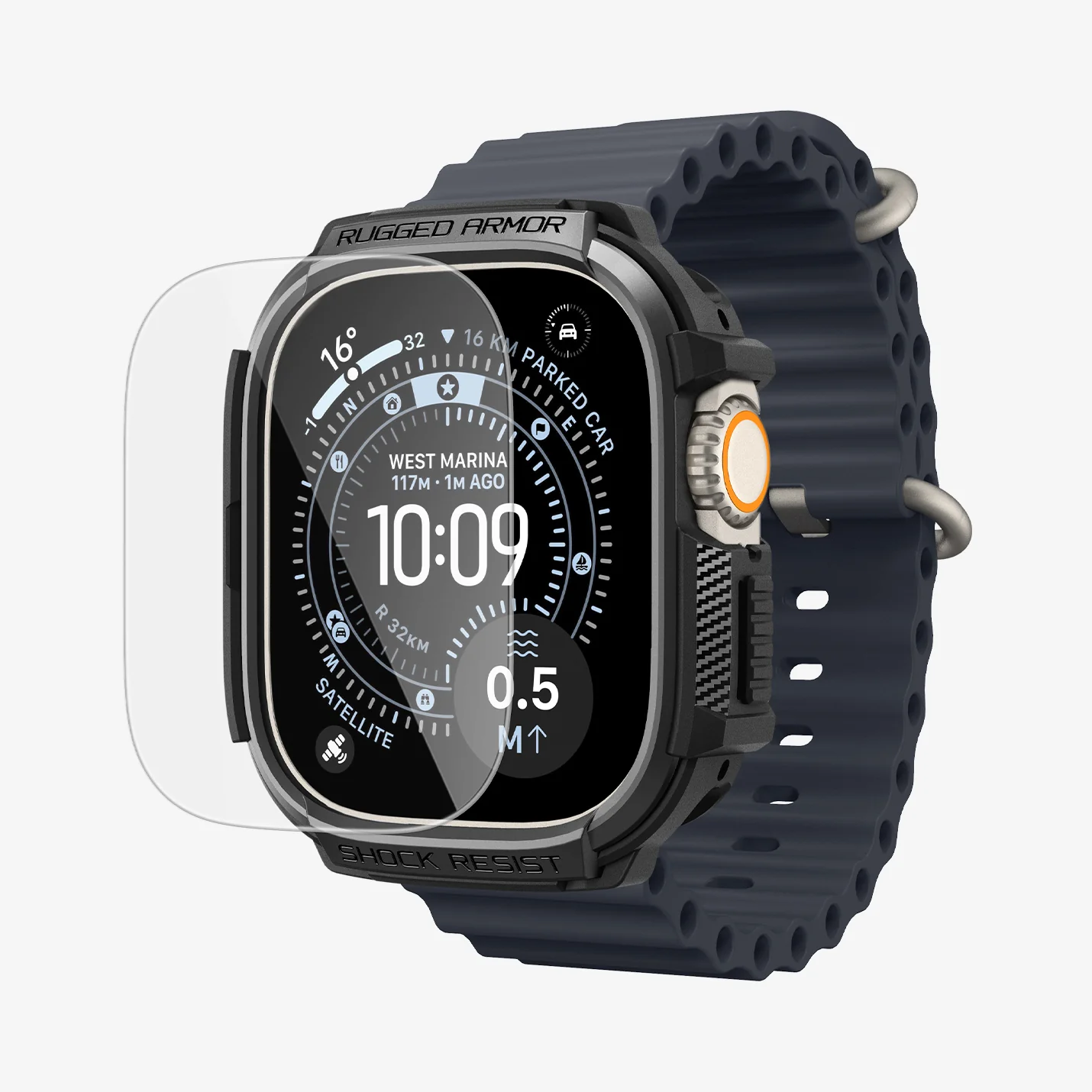 Apple Watch Series - Rugged Armor + Screen Protector 3 Apple Watch Series - Rugged Armor + Screen Protector