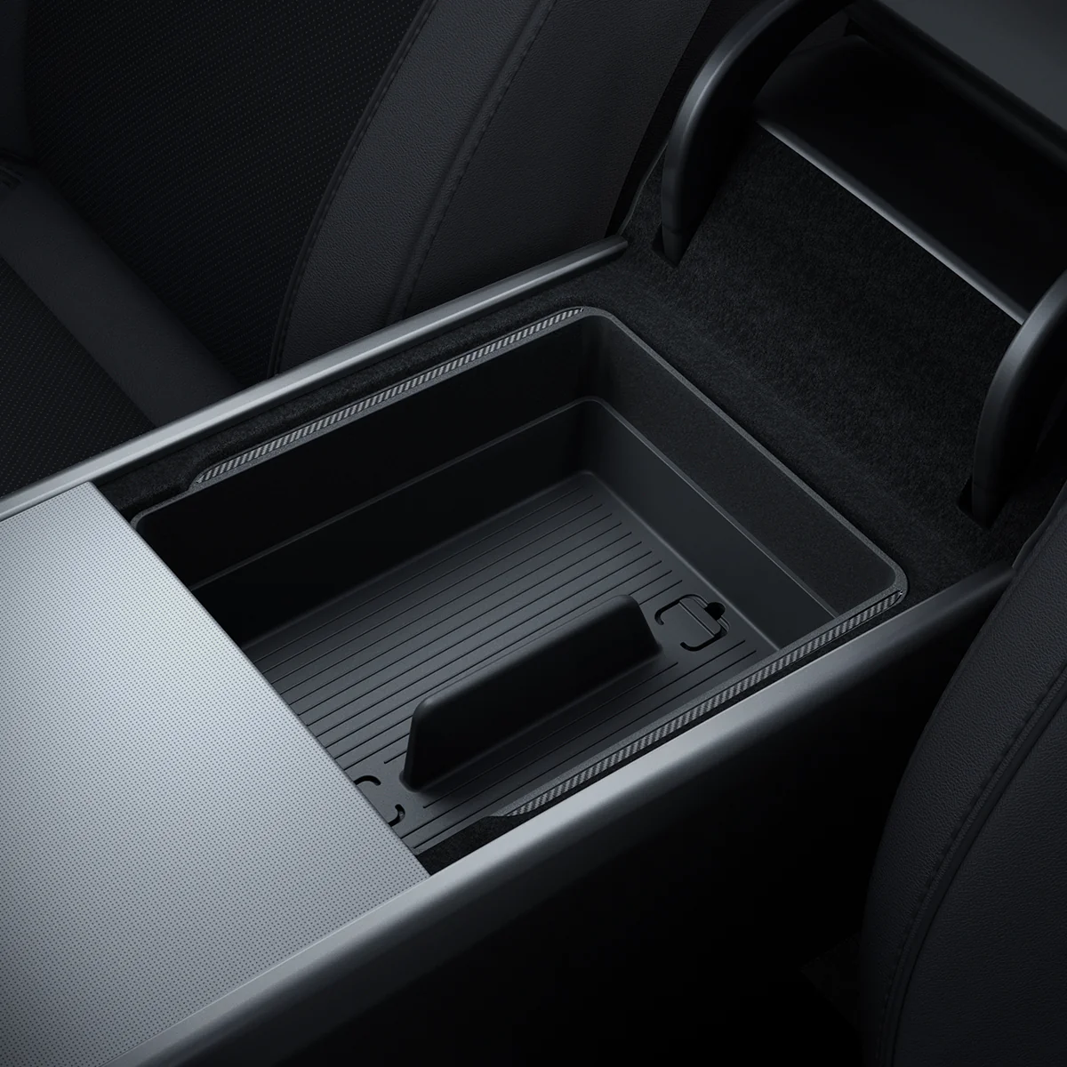 Tesla Series - Armrest Console Organizer Upper Tray | 2-Section 10 Tesla Series - Armrest Console Organizer Upper Tray | 2-Section