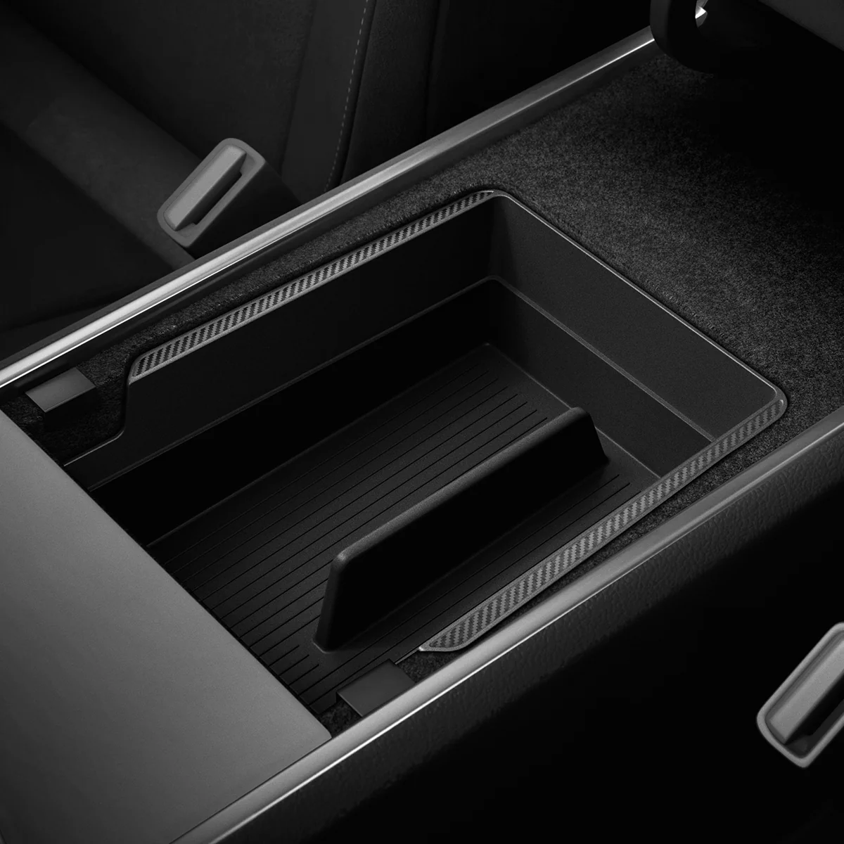 Tesla Series - Armrest Console Organizer Upper Tray | 2-Section 17 Tesla Series - Armrest Console Organizer Upper Tray | 2-Section